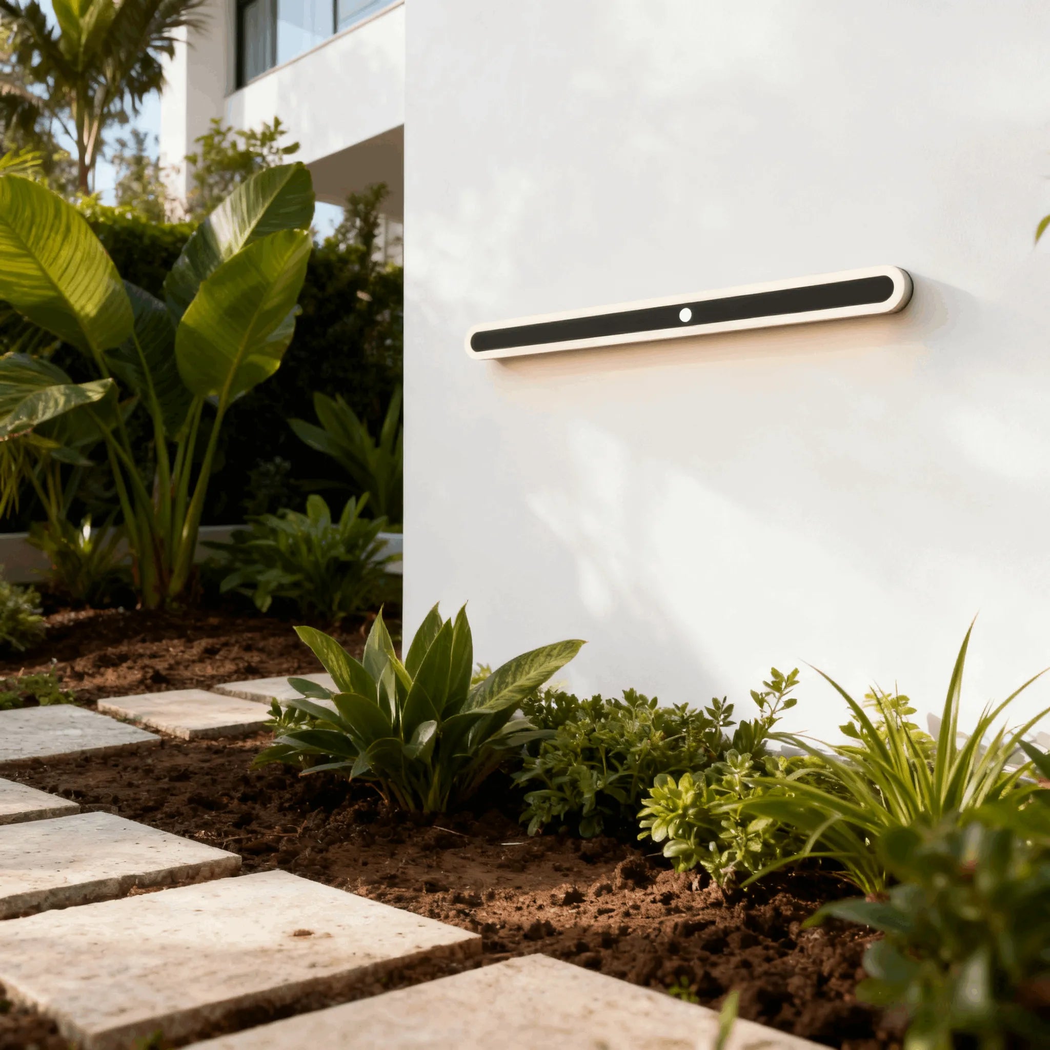 Arcato Modern Linear Outdoor Wall Lamp – Sensor Light for Indoor/Outdoor