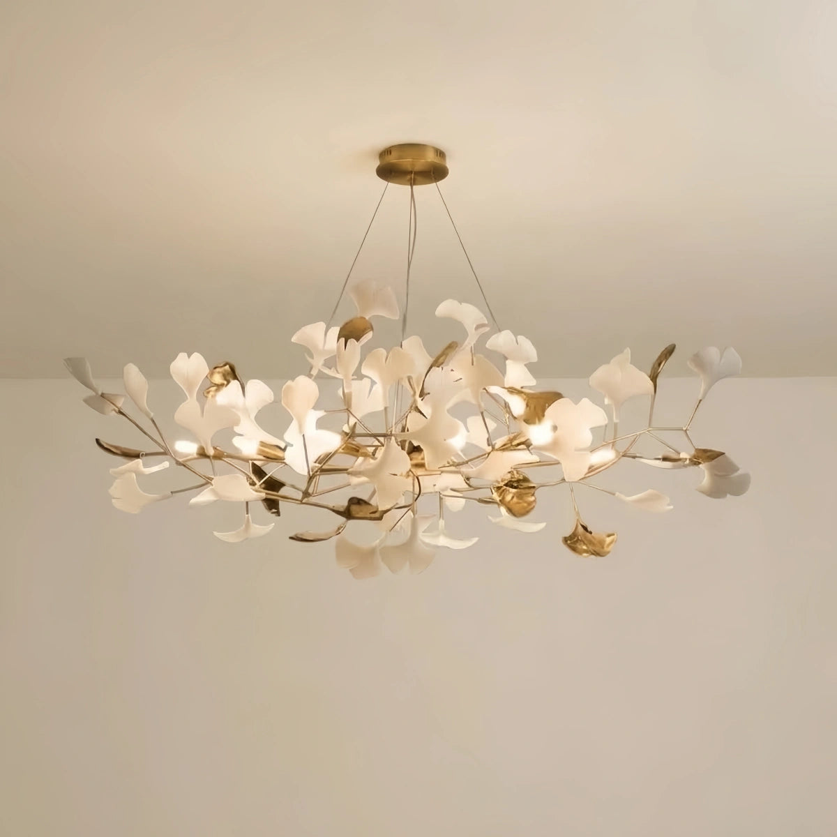 Excelis Art Deco Chandelier – Ceramic Design for Dining Room Living Room
