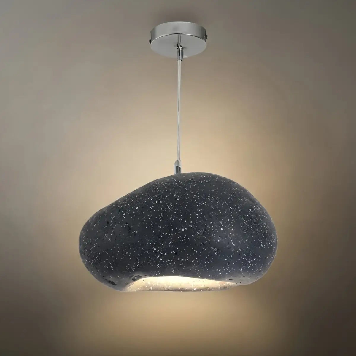 Morandia Art Deco Blue Pendant Light – Resin Bread-Shaped Design for Dining Room