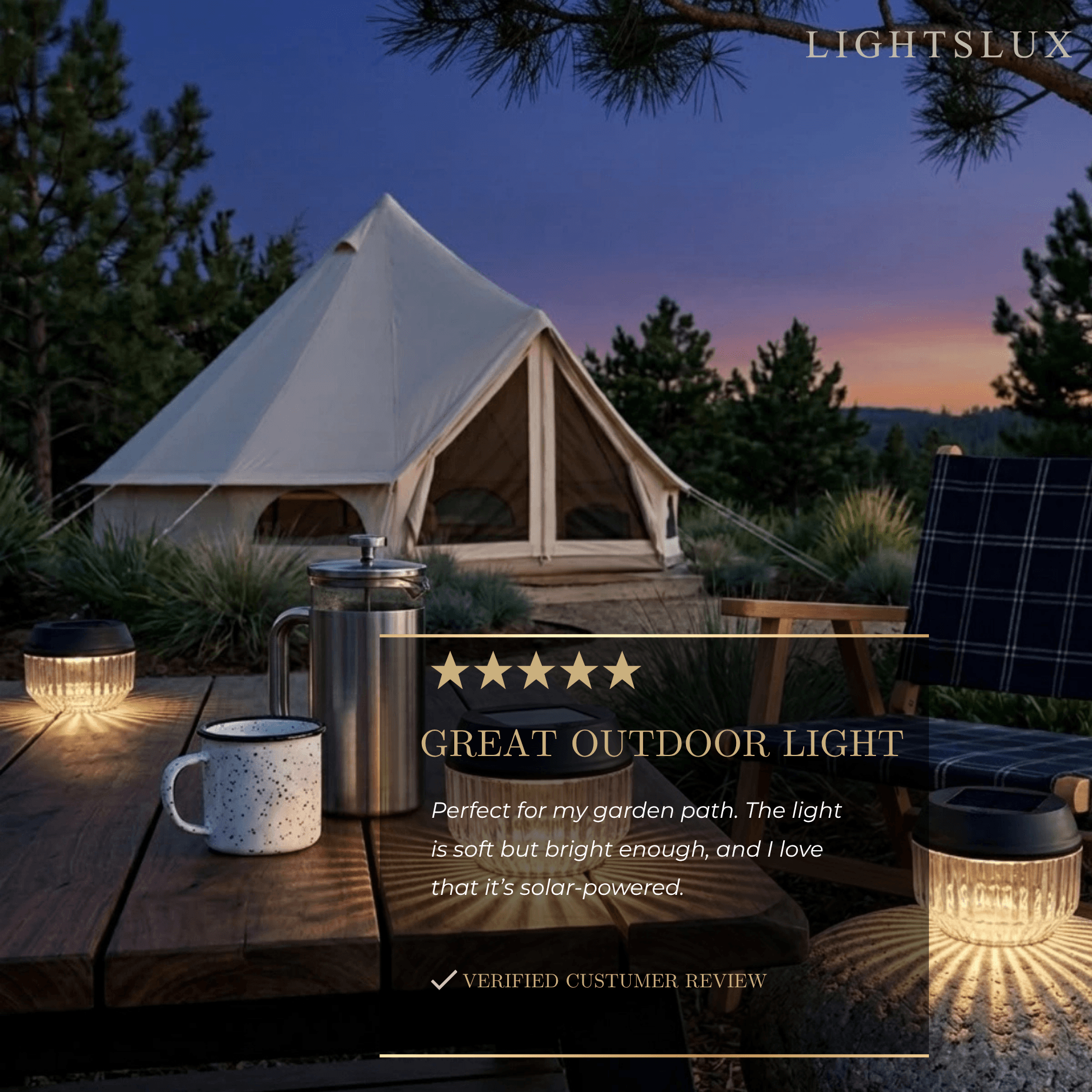 Irondale Modern Solar Pathway Lights - Black