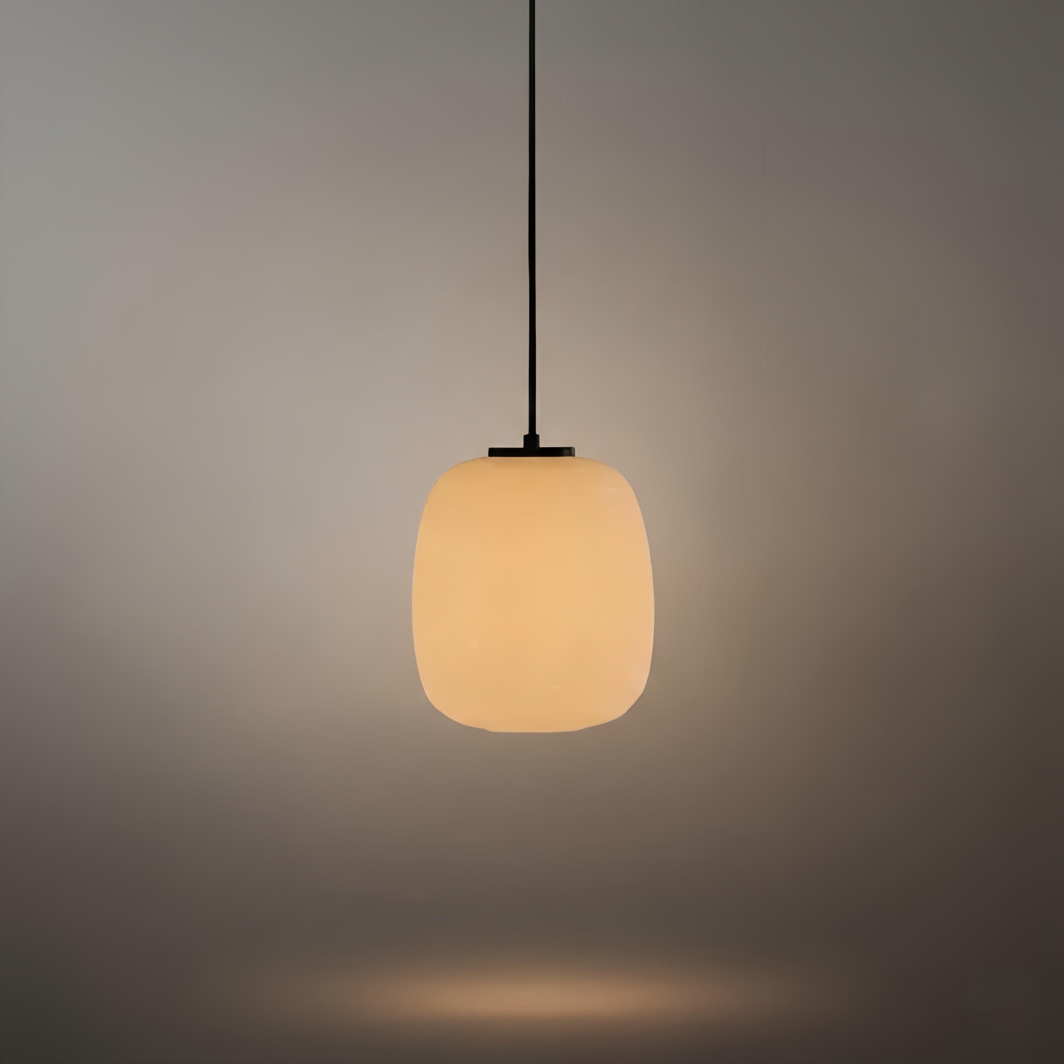 Pendant Light Metal/Acrylic Lantern Design