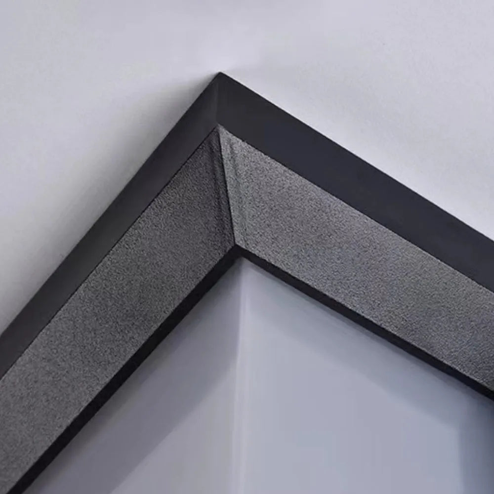 Modern Outdoor Wall Lamp - Metal & Acrylic Square Design for Garden & Patio
