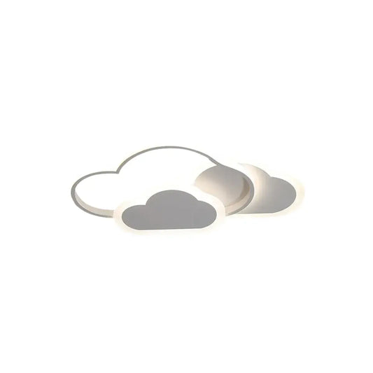 Vivara Modern LED Dimmable Star Ceiling Light – Designer White/Pink Kids Room