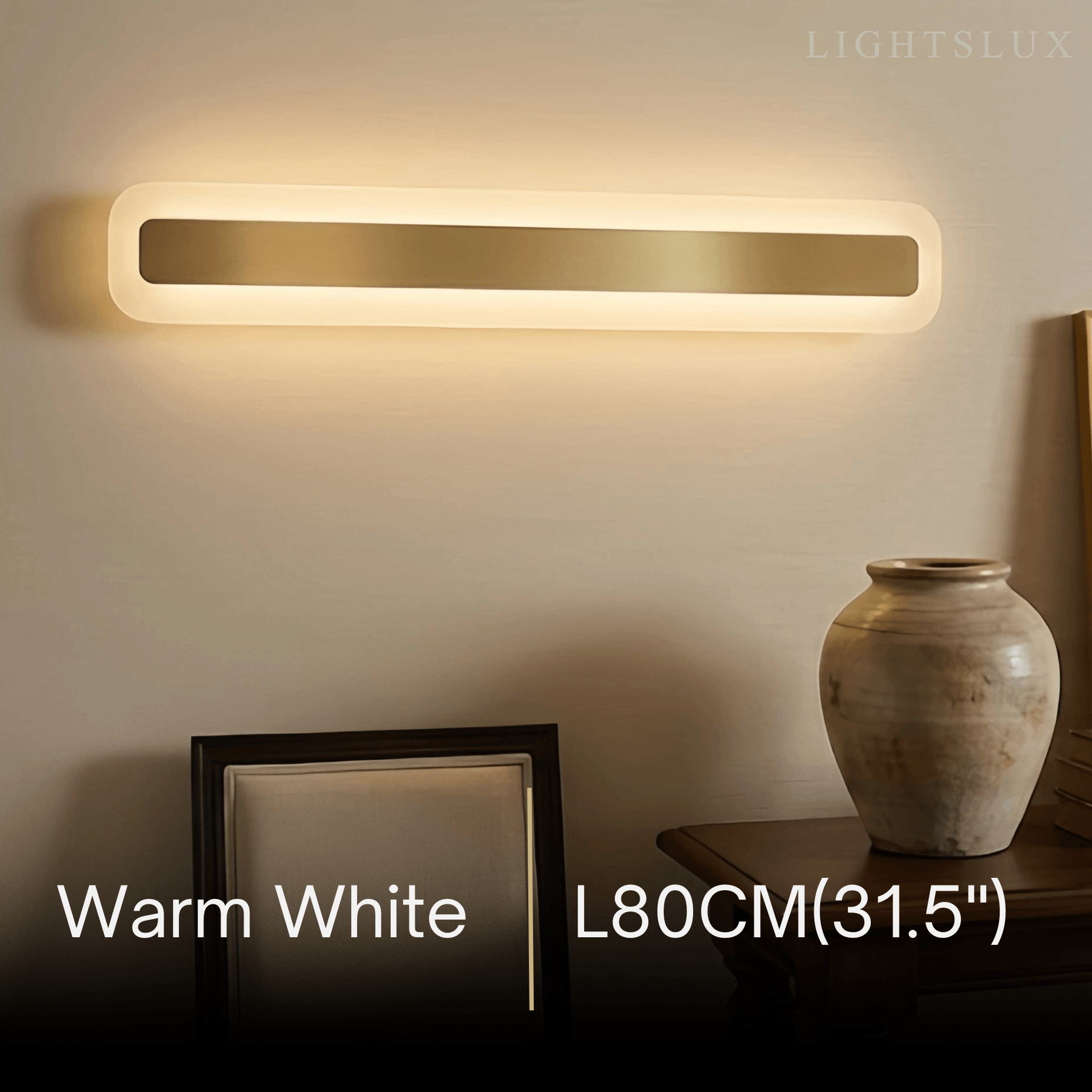 Vanity Light — Metal & Acrylic
