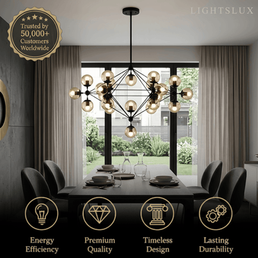 Modern Bubble Cluster Chandelier