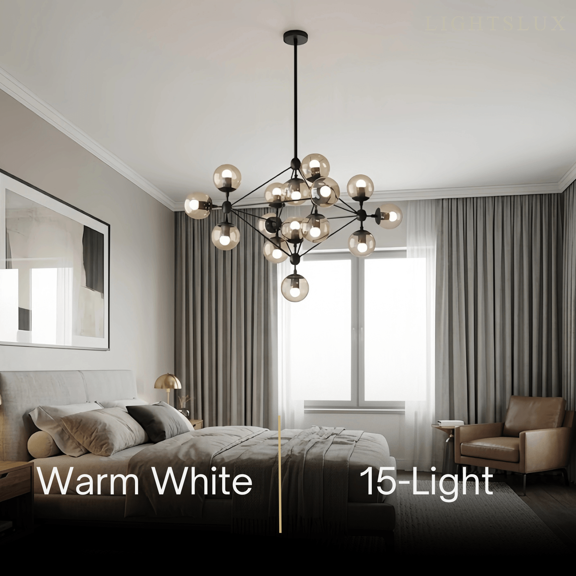 Modern Bubble Cluster Chandelier