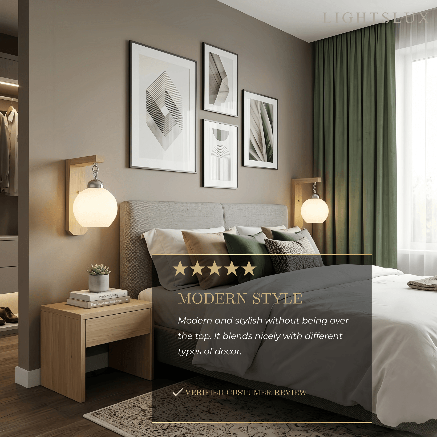 Lunara Nordic Beige Vanity Light