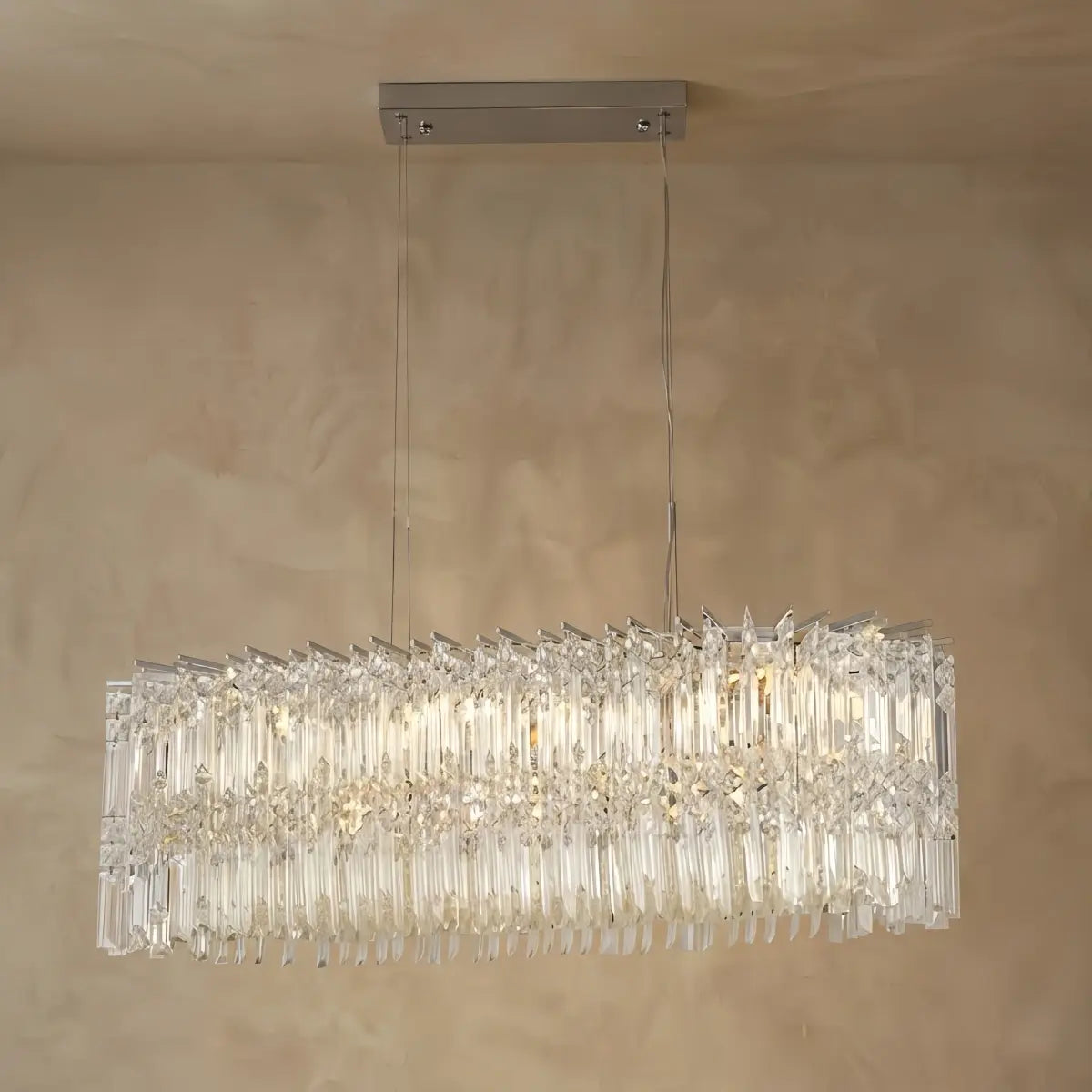 Excelis Luxury Crystal Chandelier ——Clear for Living Room18