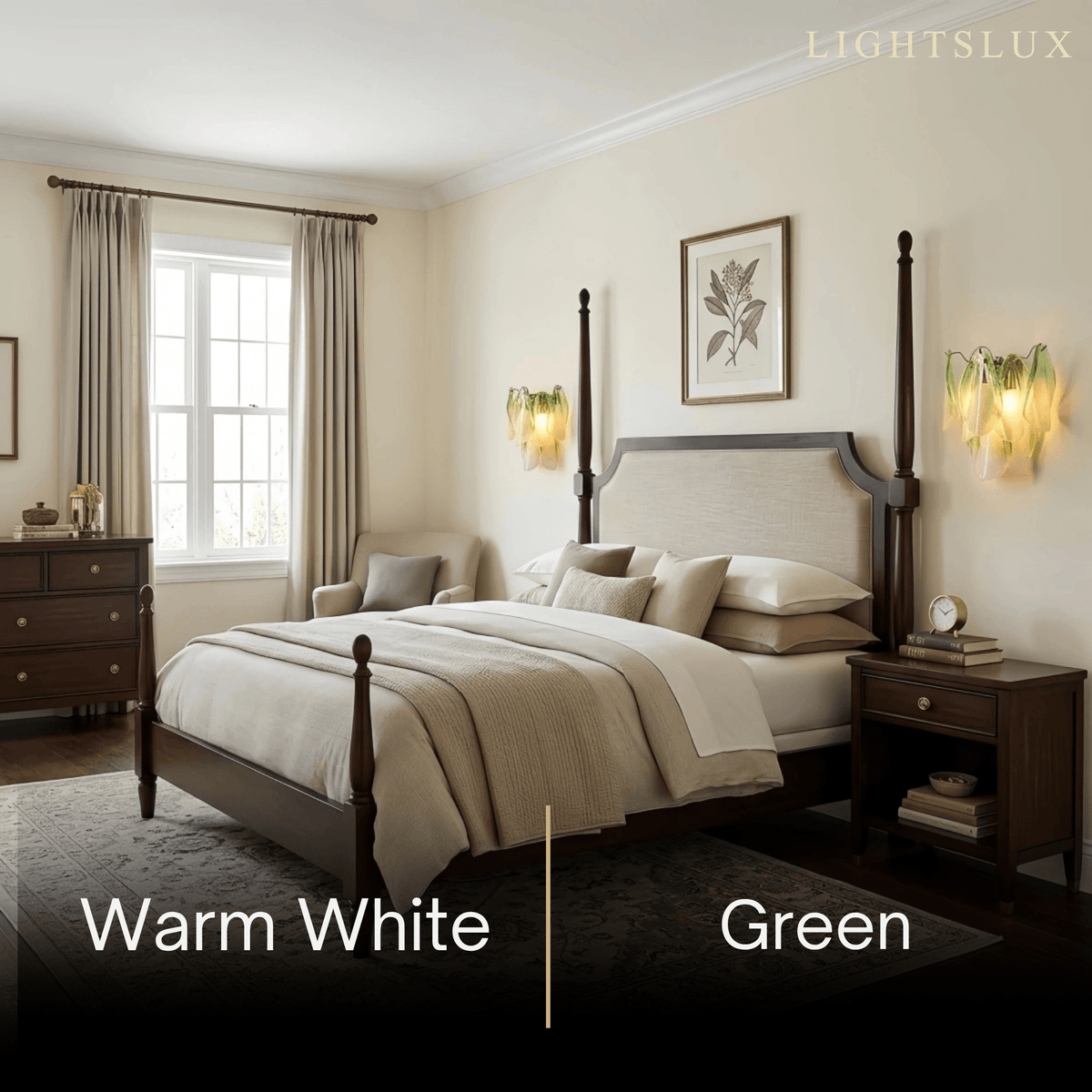 Lunara French Style Wall Lamp – Iron & Glass for Living Room10