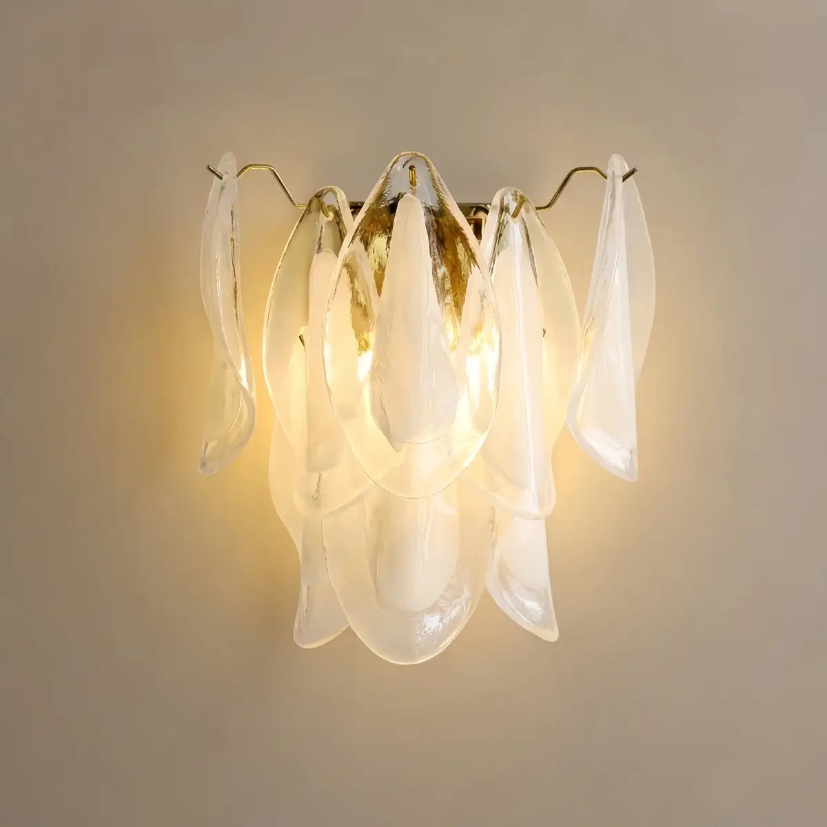 Lunara French Style Wall Lamp – Iron & Glass for Living Room11