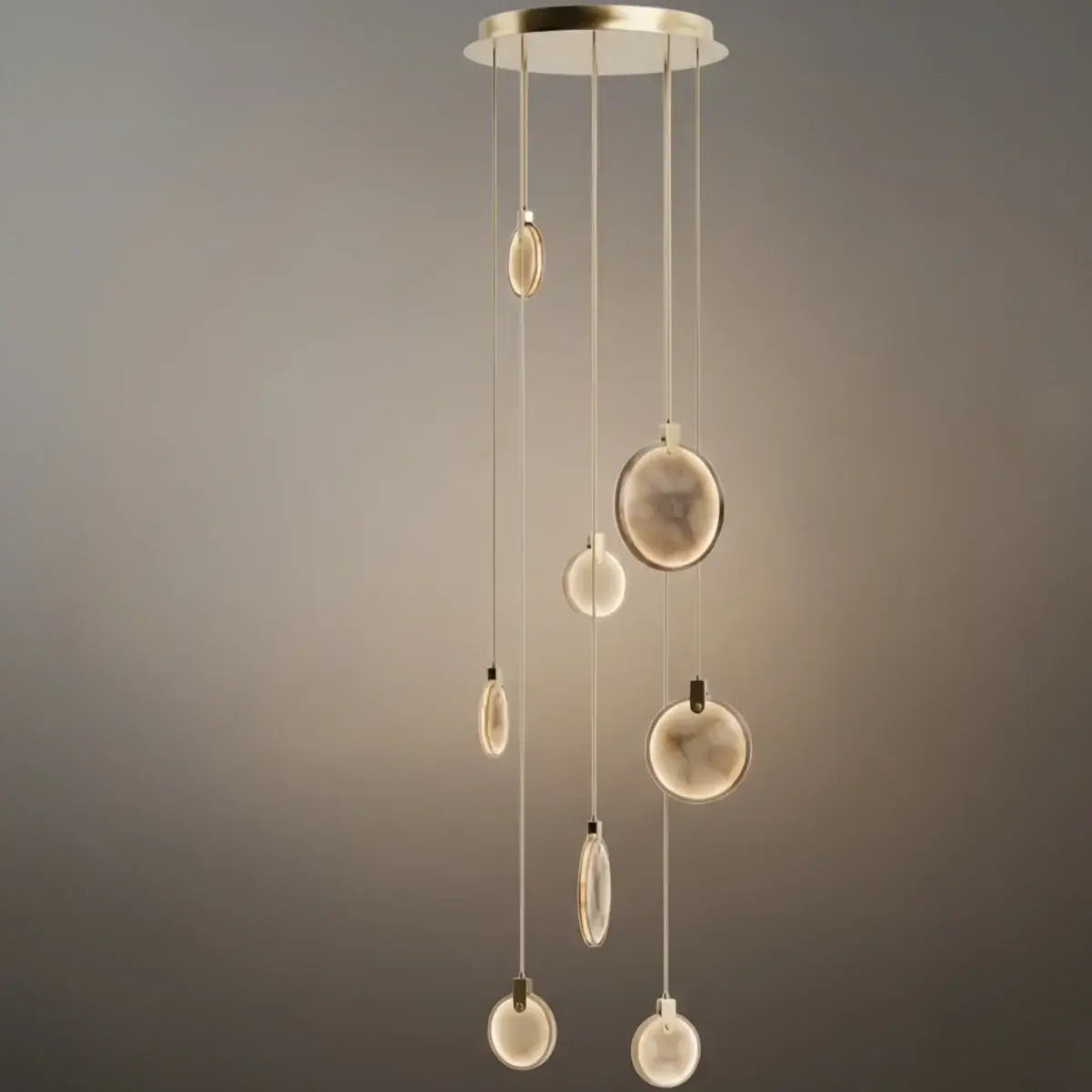 Excelis_Modern_Marble_Orb_Staircase_Chandelier