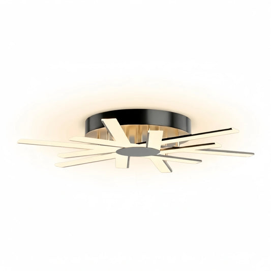 Nebula Modern Star Radiating Ceiling Light – Black/GoldAcrylic Rods for Living Room
