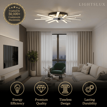 Nebula_Modern_Star_Radiating_Ceiling_Light
