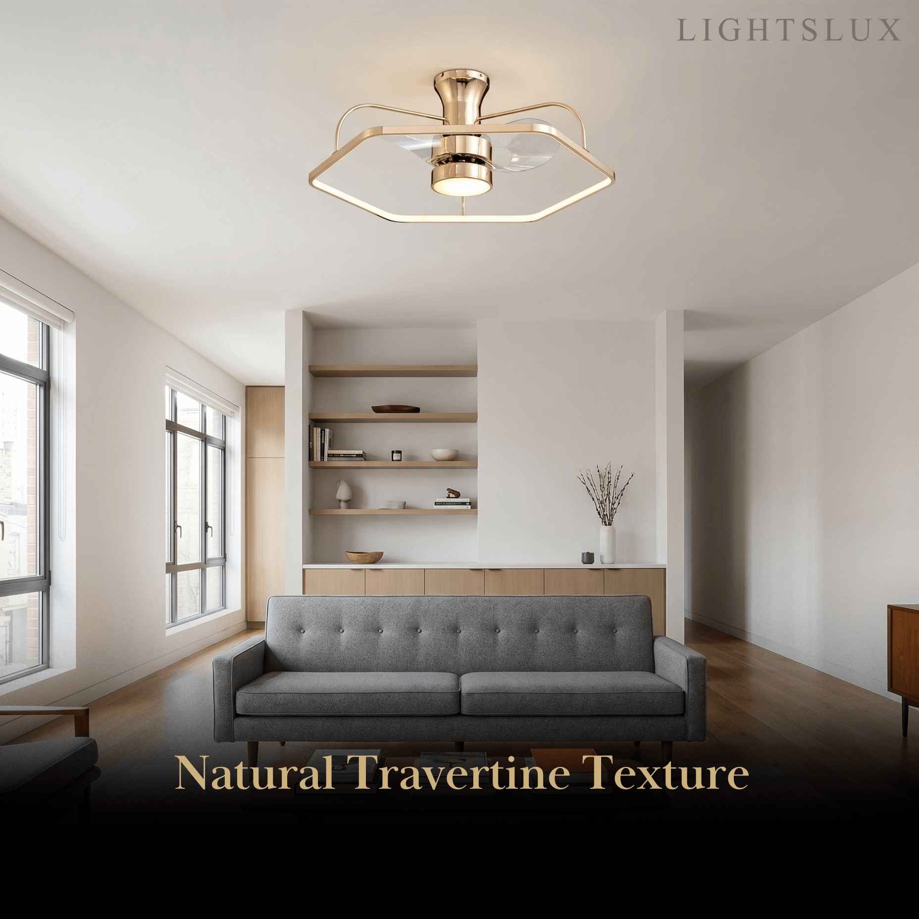 Excelis_Geometric_Ceiling_Light_with_Fan_Gold