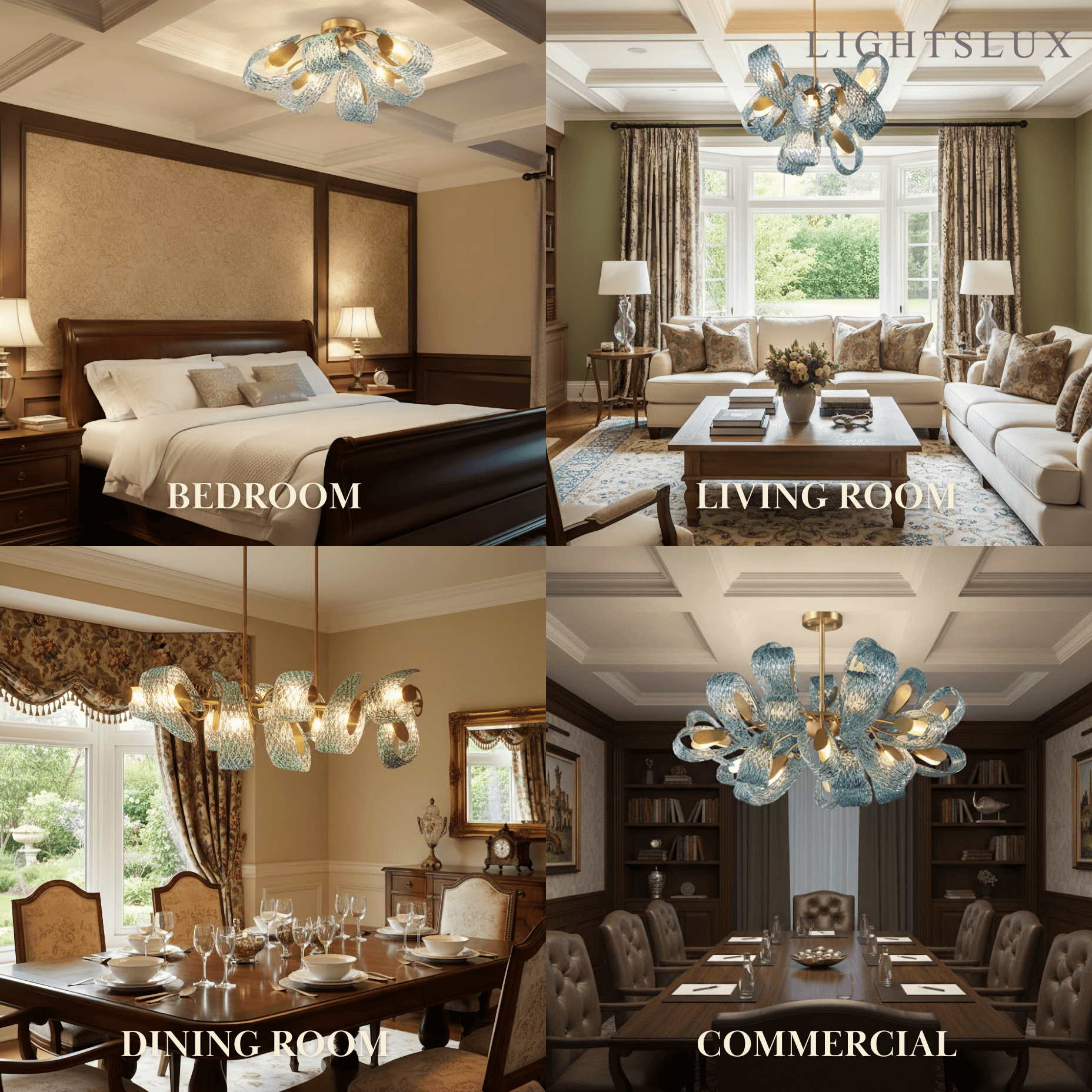 Art Deco Peacock Chandelier