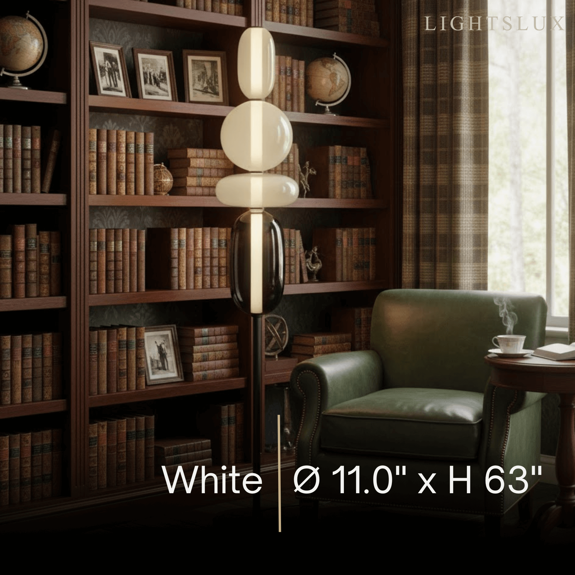 Prisma Modern Floor Lamp – Hand-Blown Crystal Interactive Design