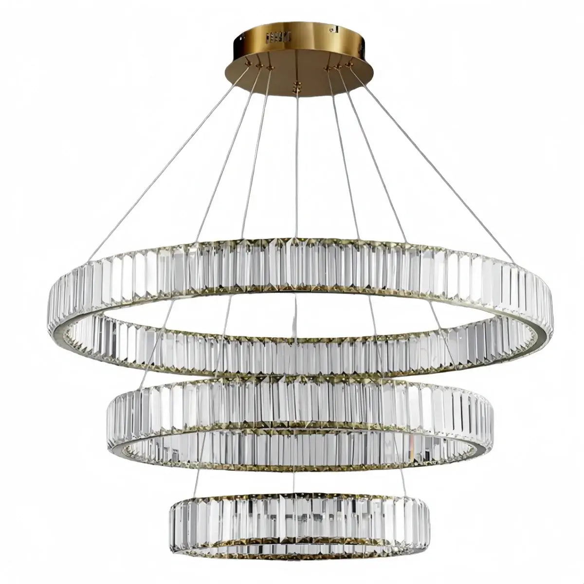 Modern Interlaced Ring Pendant Light