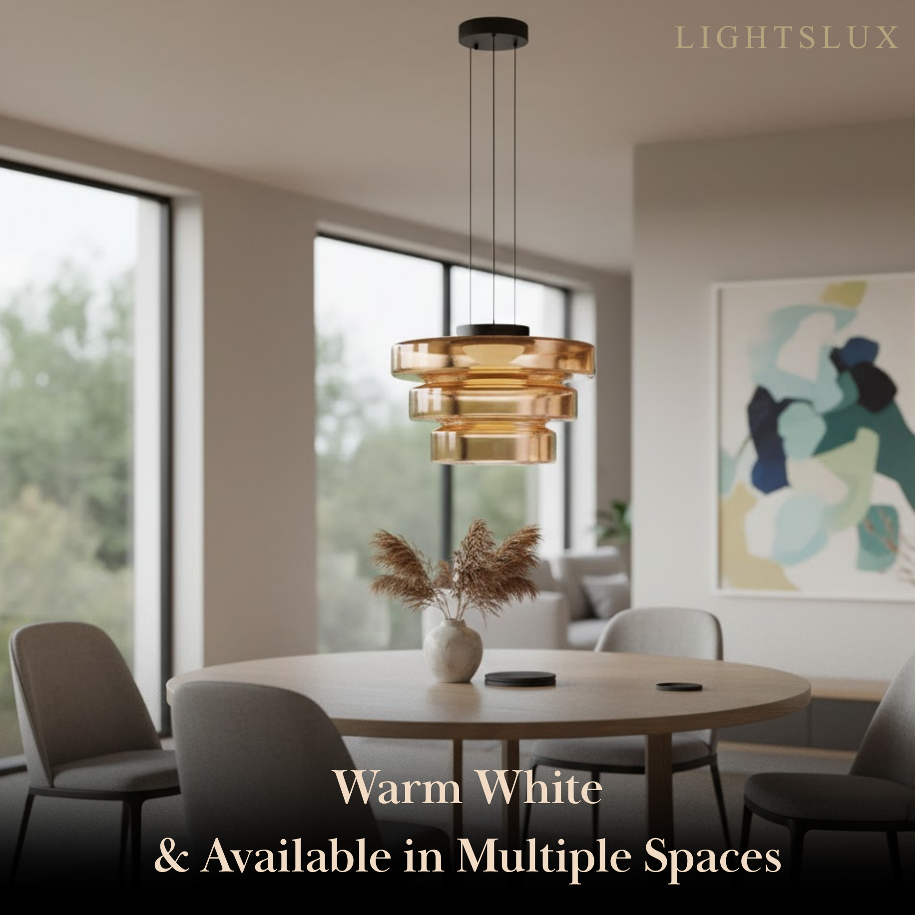Modern Glass Pendant Light
