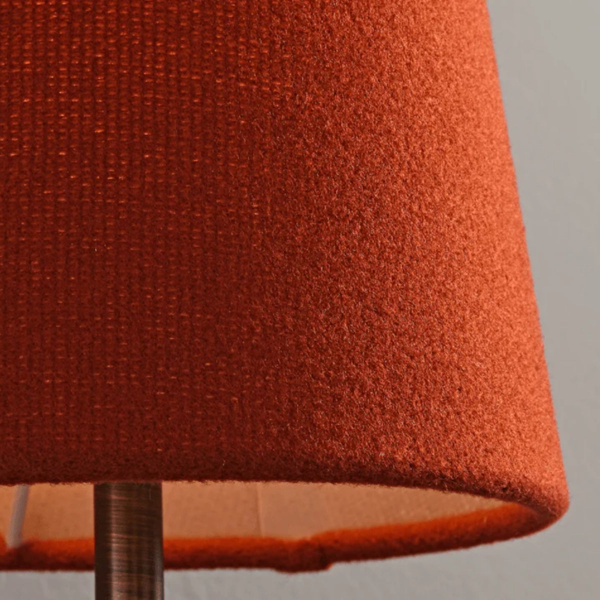 Mid-Century Wall Sconce – Fabric Shade and Wood Wall Light in Bronze for Bedroom
