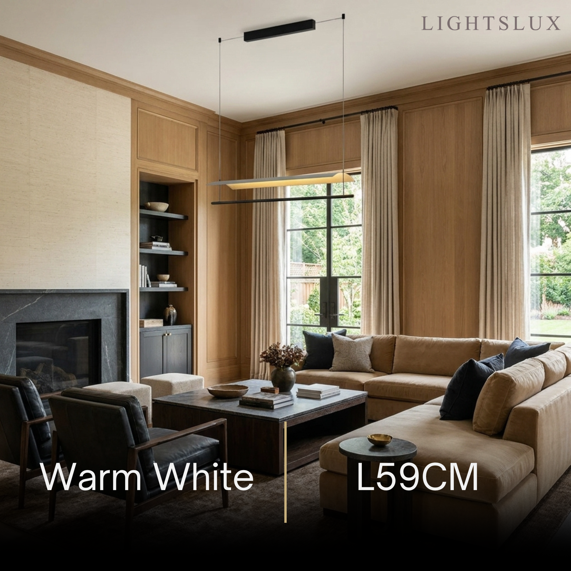Arcato Minimalist Linear Pendant Light