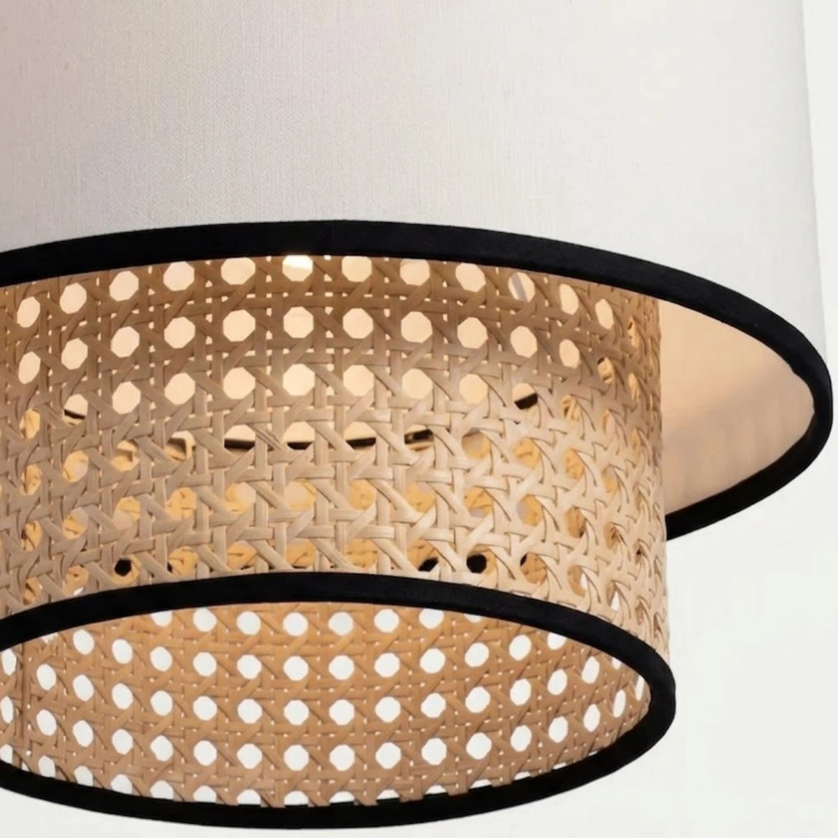 Farmhouse Pendant Light - Fabric