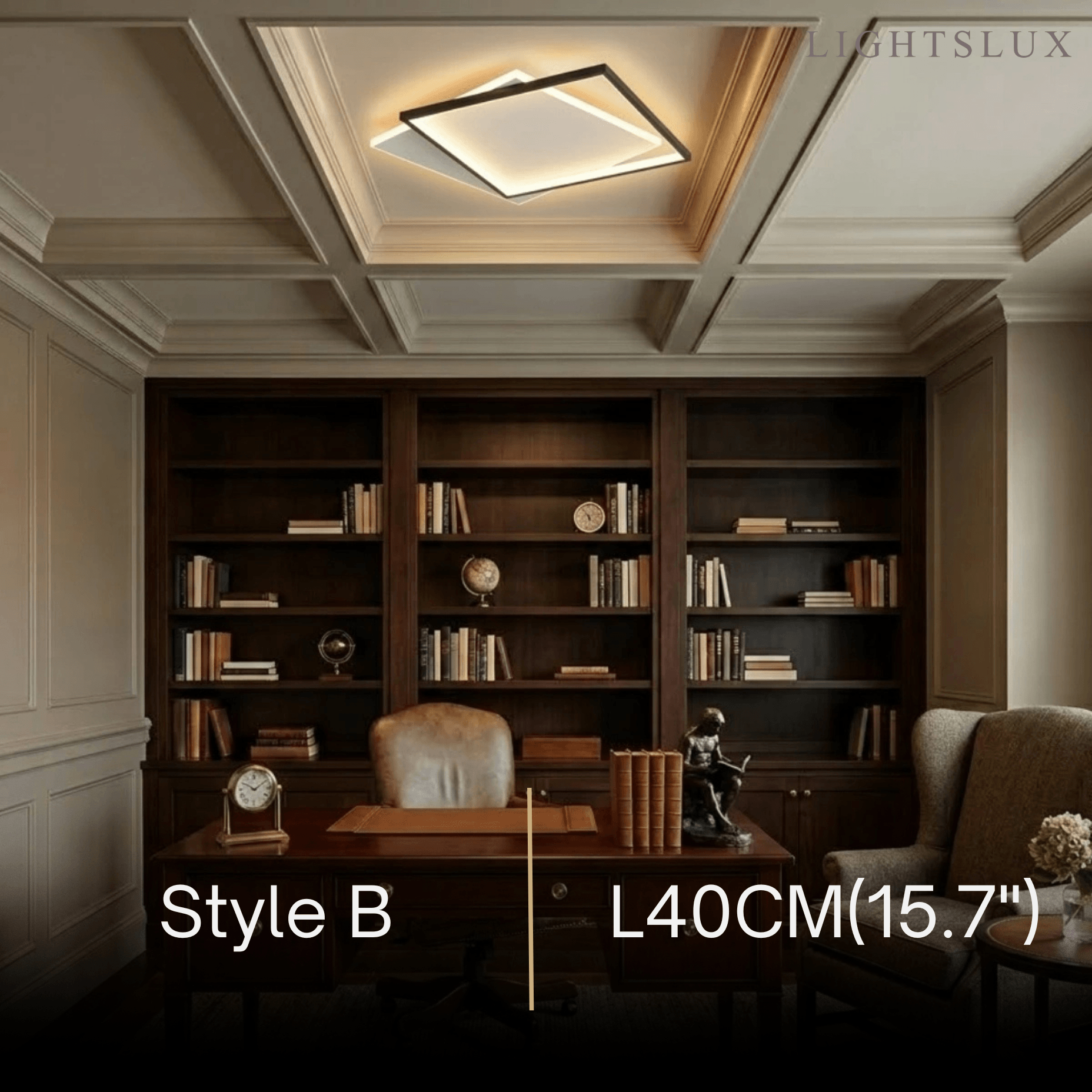 Ceiling Light – Metal & Acrylic Geometric Design