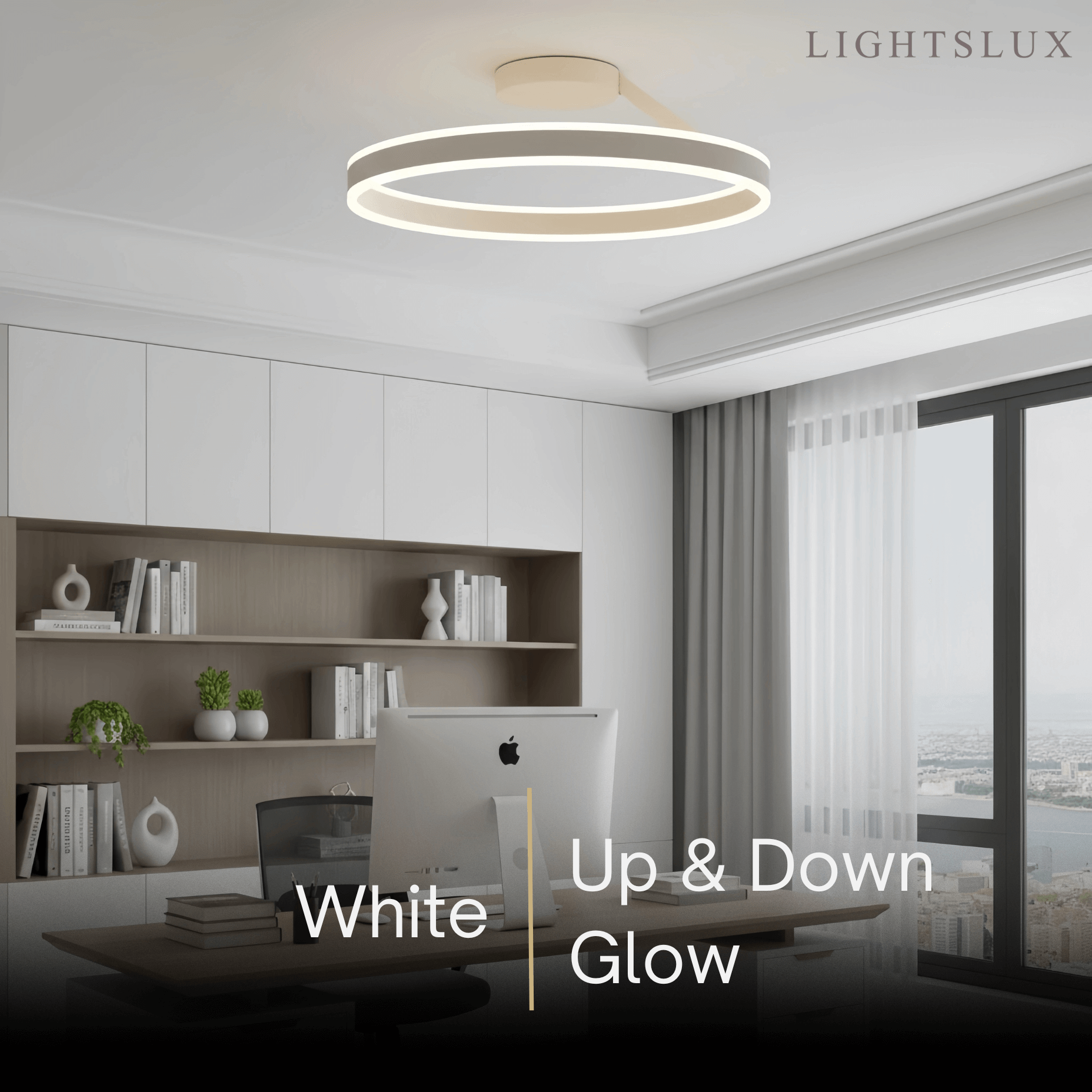 Embrace Modern Circular Flush Mount Ceiling Light