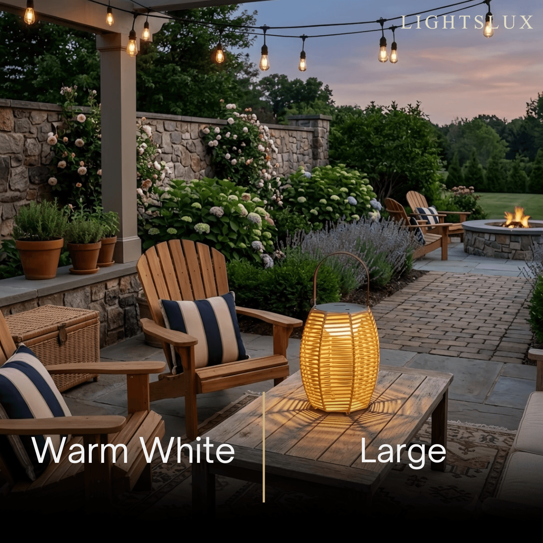 Farmhouse Outdoor Floor Lamp--Die-cast Aluminum & Fiber for Courtyard