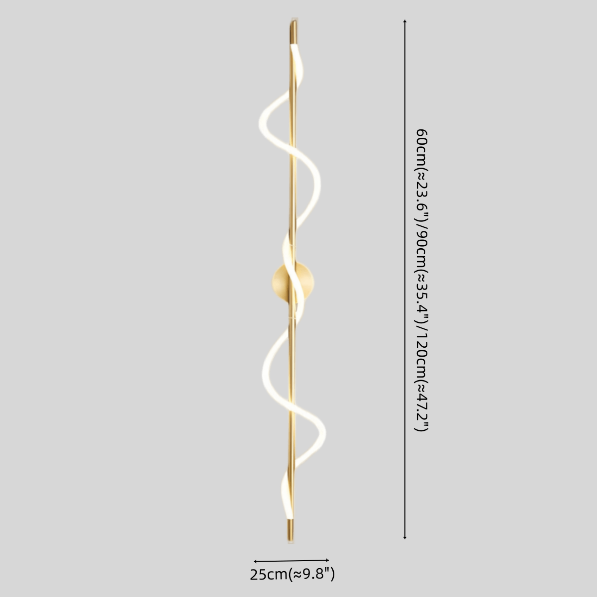 Minimalist Wall Lamp — Rope & Brass with Dimmable Function for Bedroom Living Room