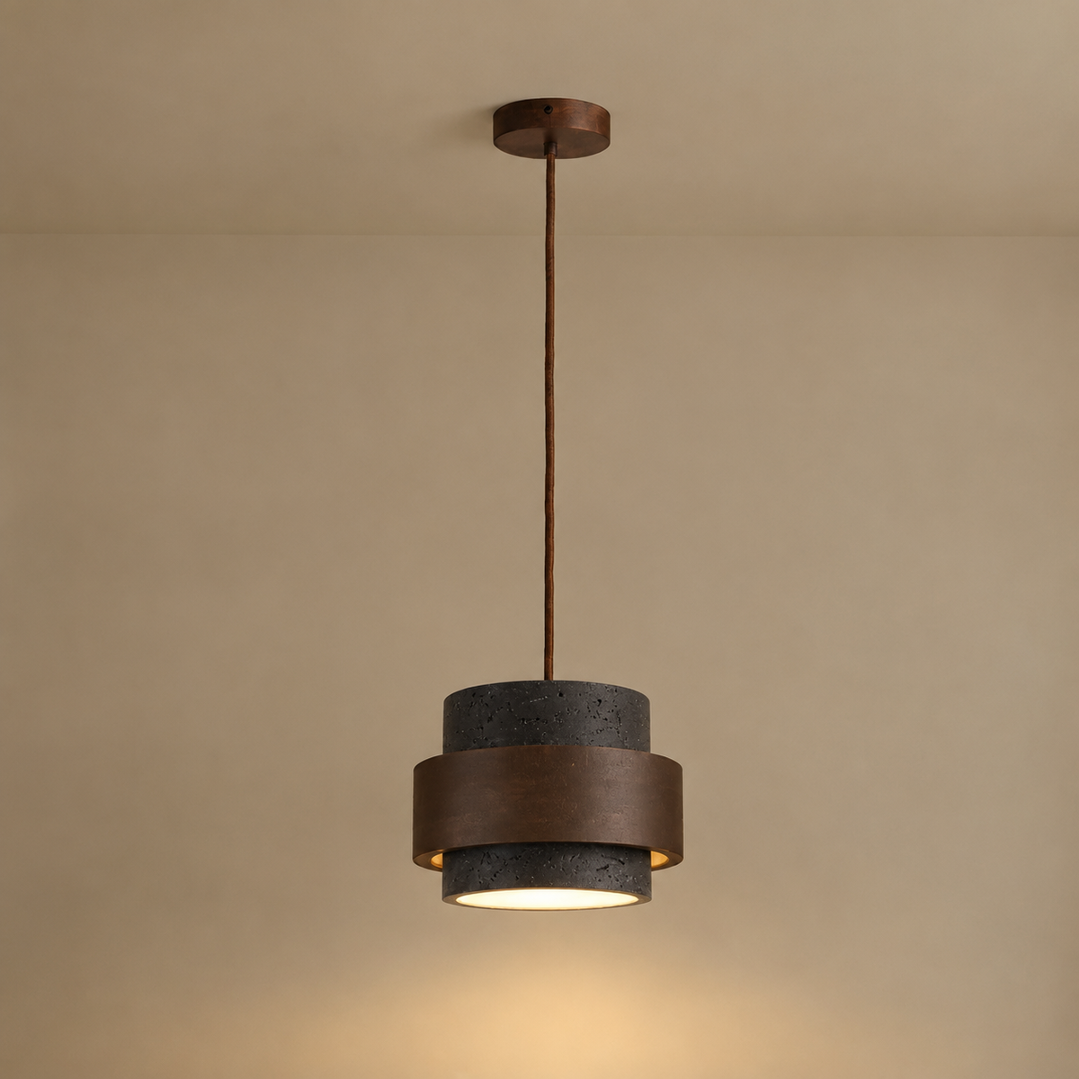 Strata_Modern_Travertine_Pendant_Light