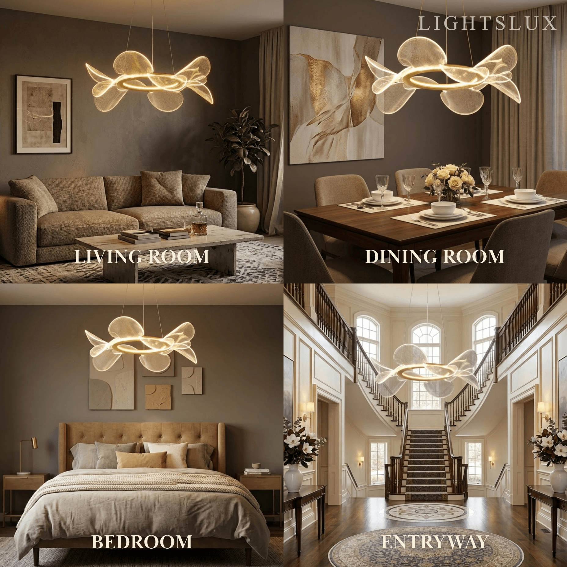 Modern Acrylic Chandelier