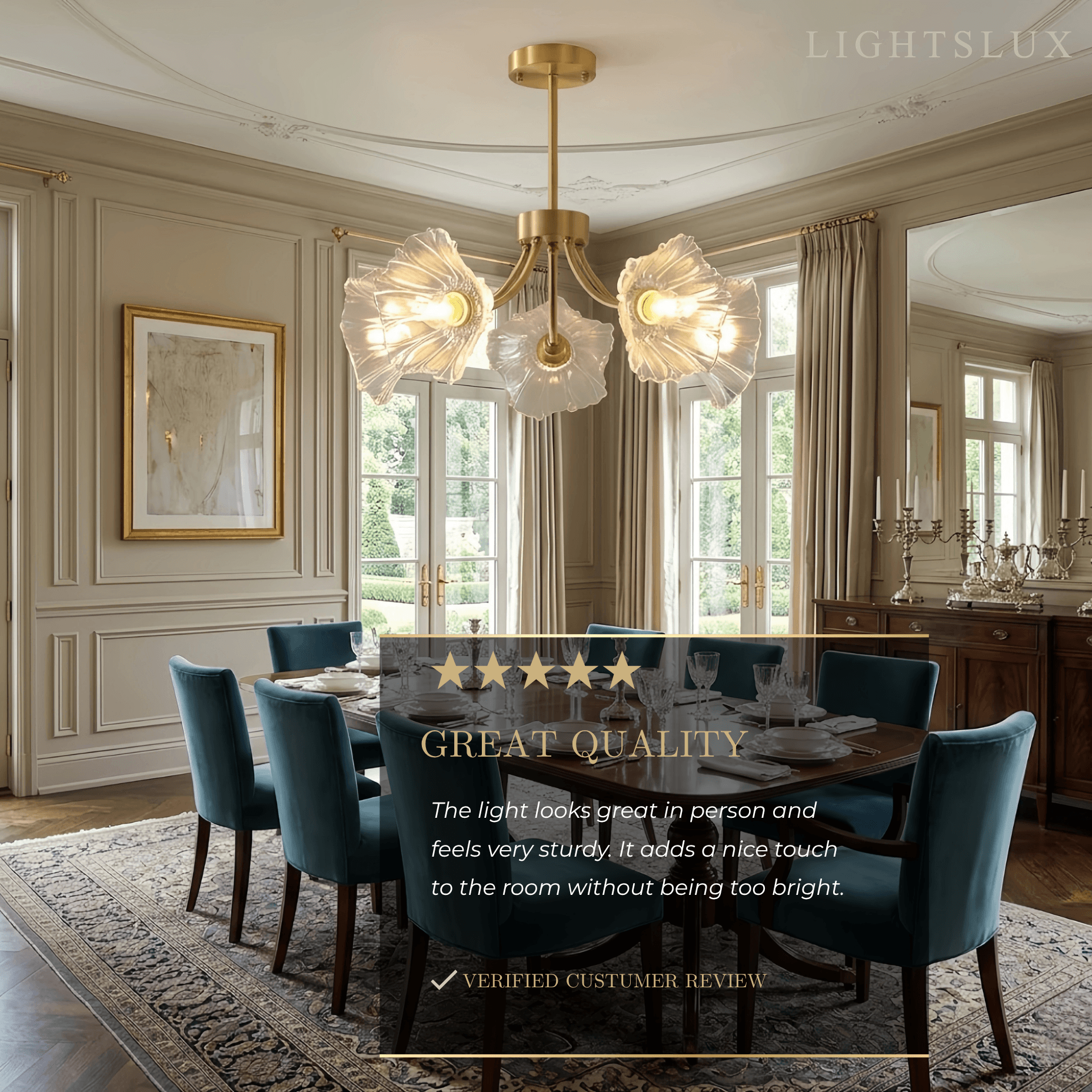 Vetro Modern Chandelier
