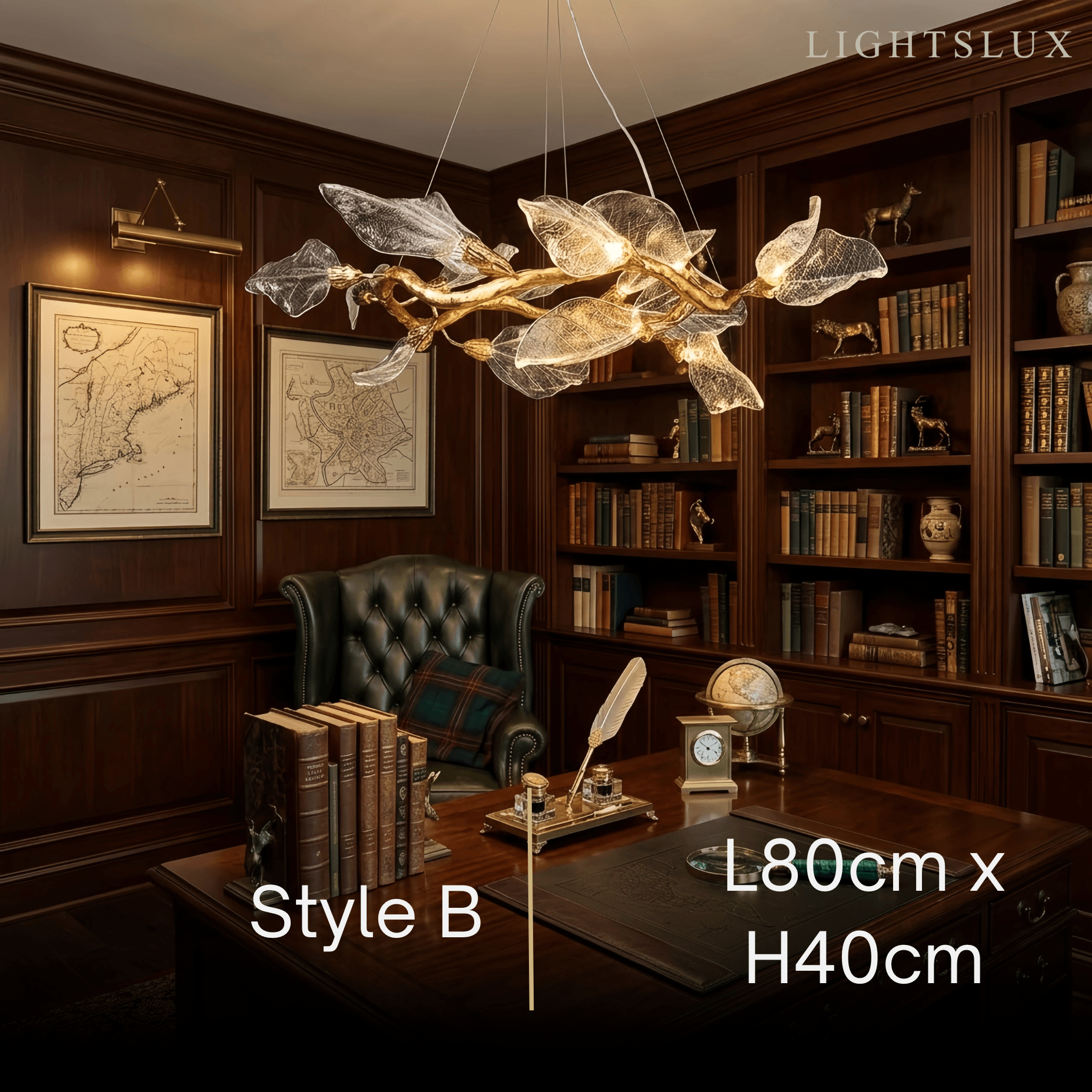 Velora Elegant Organic Chandelier