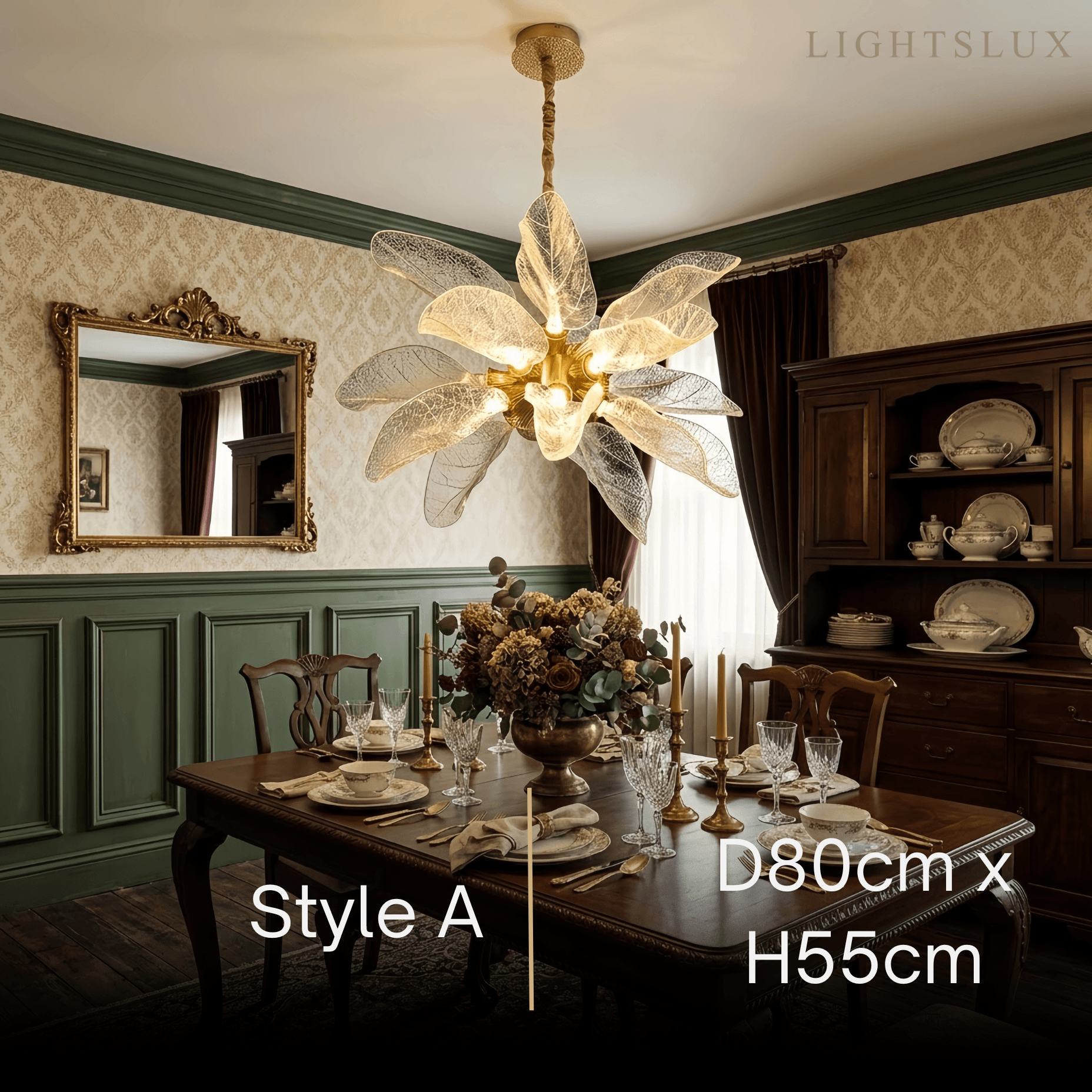 Velora Elegant Organic Chandelier