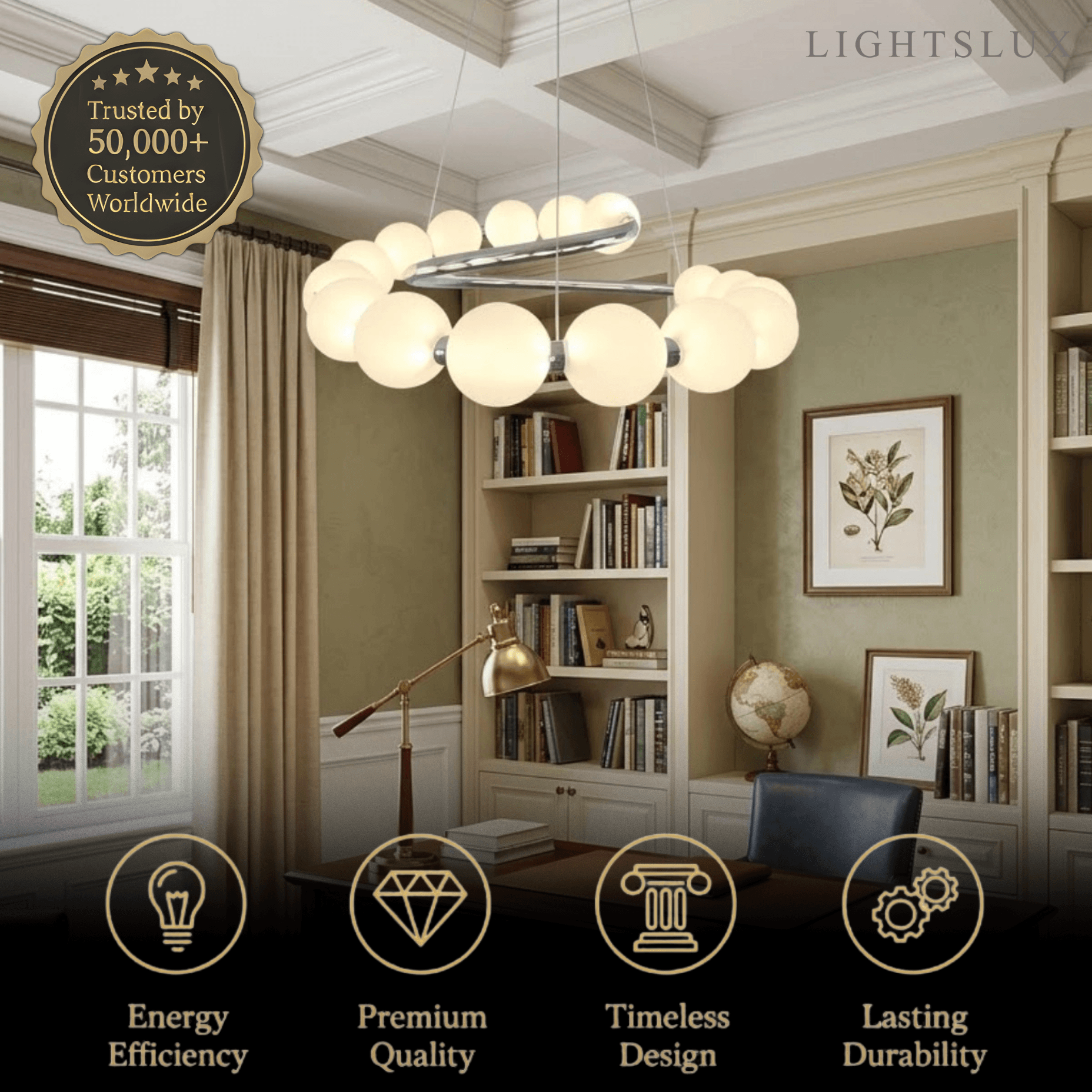 Vivara Modern LED Chandelier