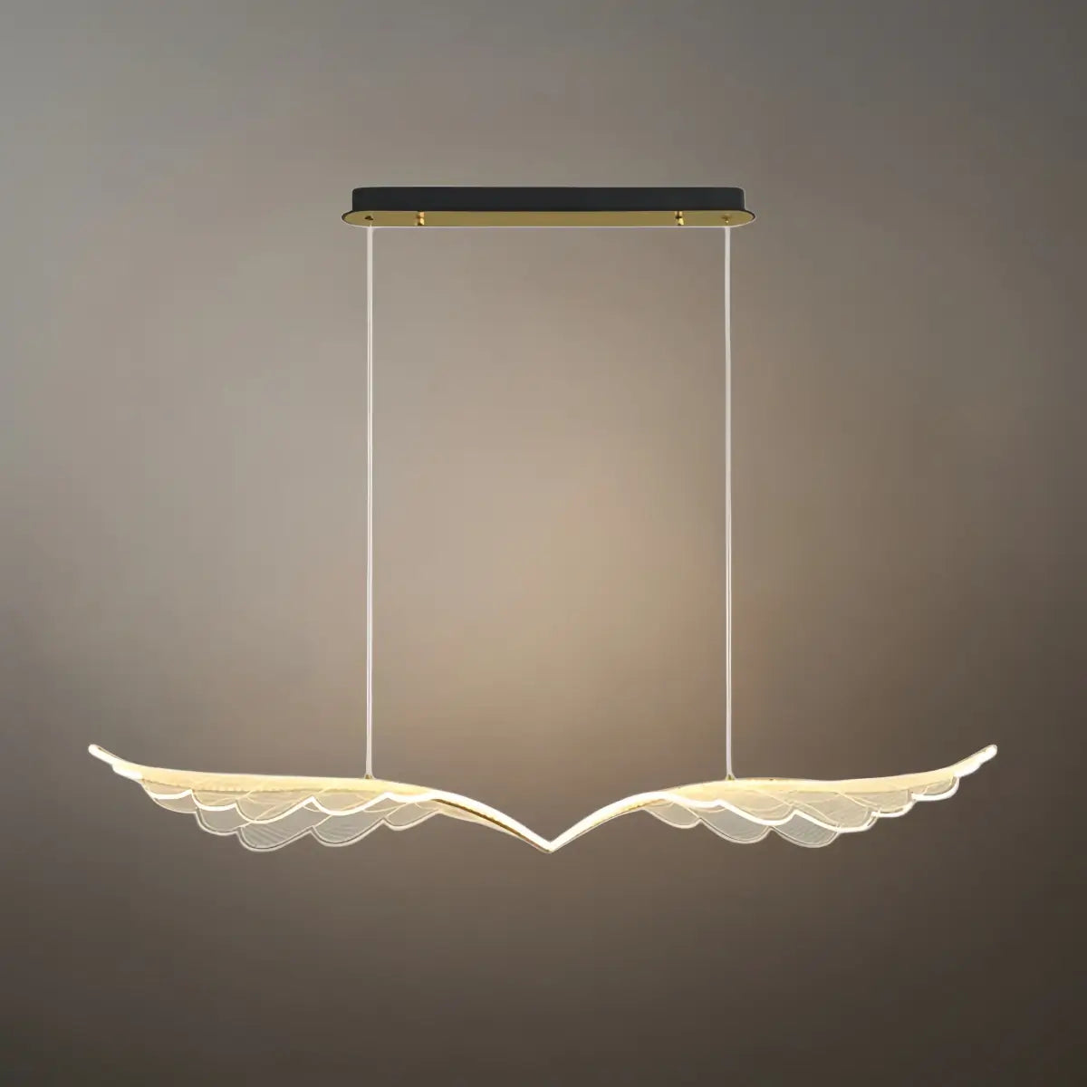 Modern Nordic Pendant Light — Metal & Acrylic Black Gold