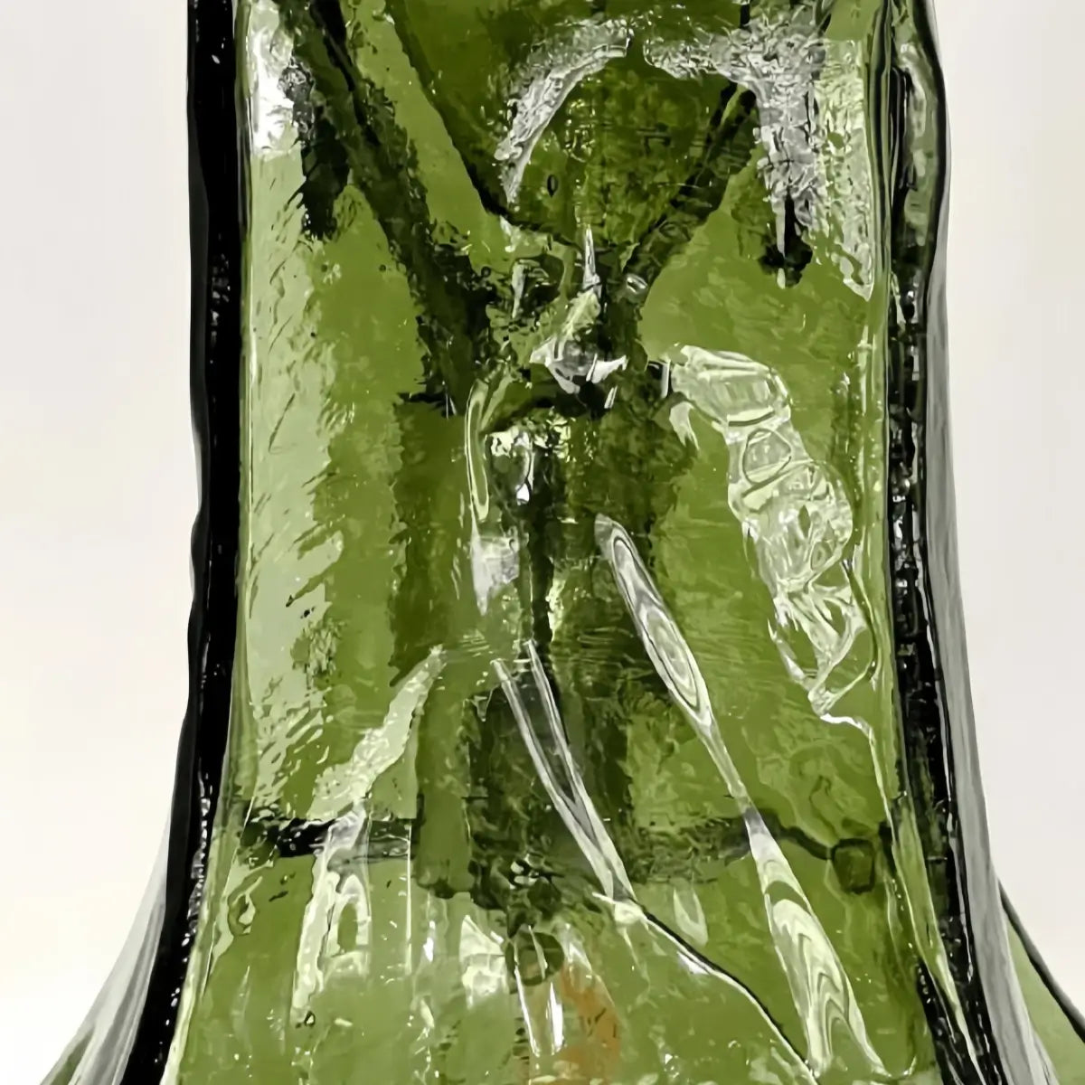 Modern Flower Glass Pendant Light -- White/Green/Smoked