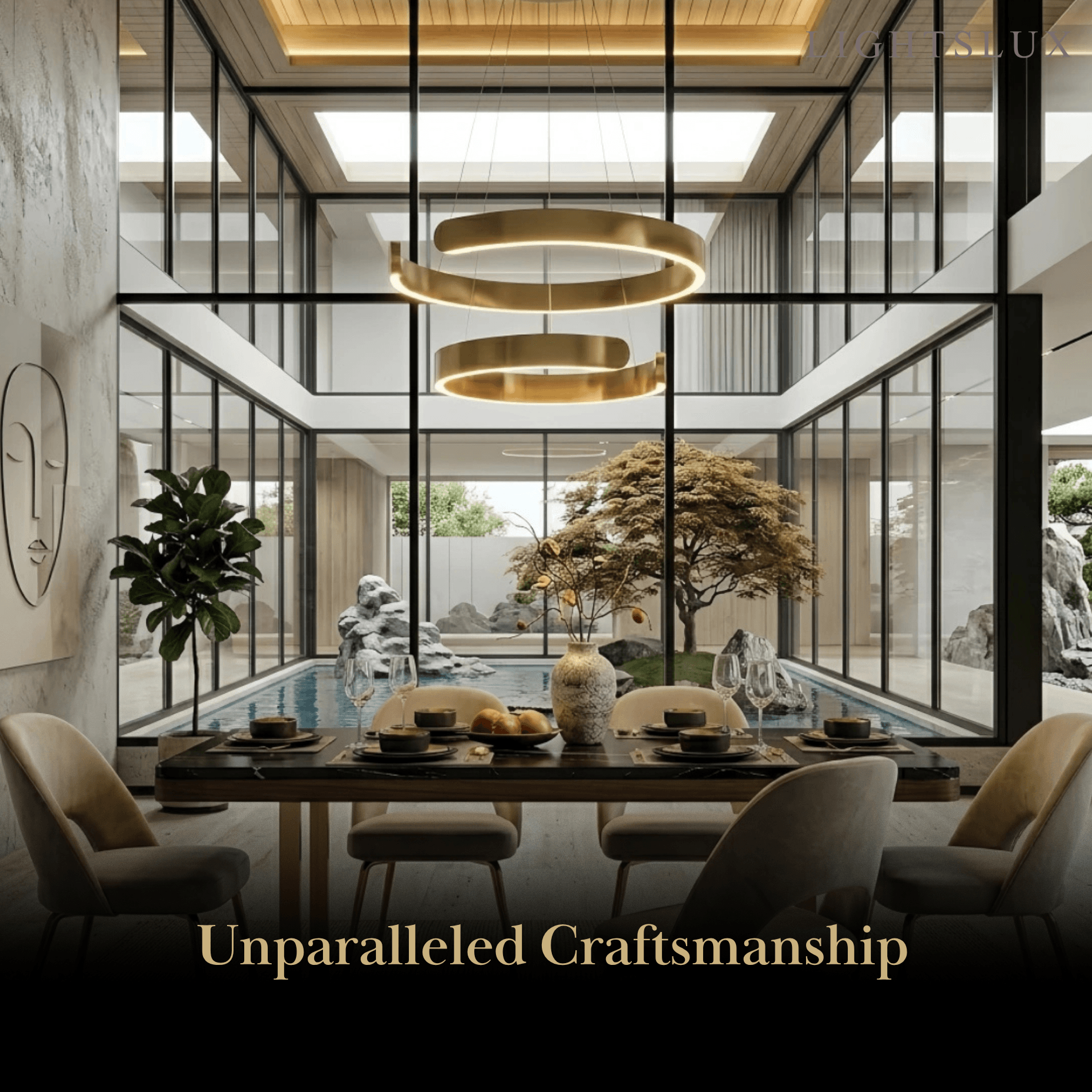 Vivara Modern Tiered Circular Chandelier