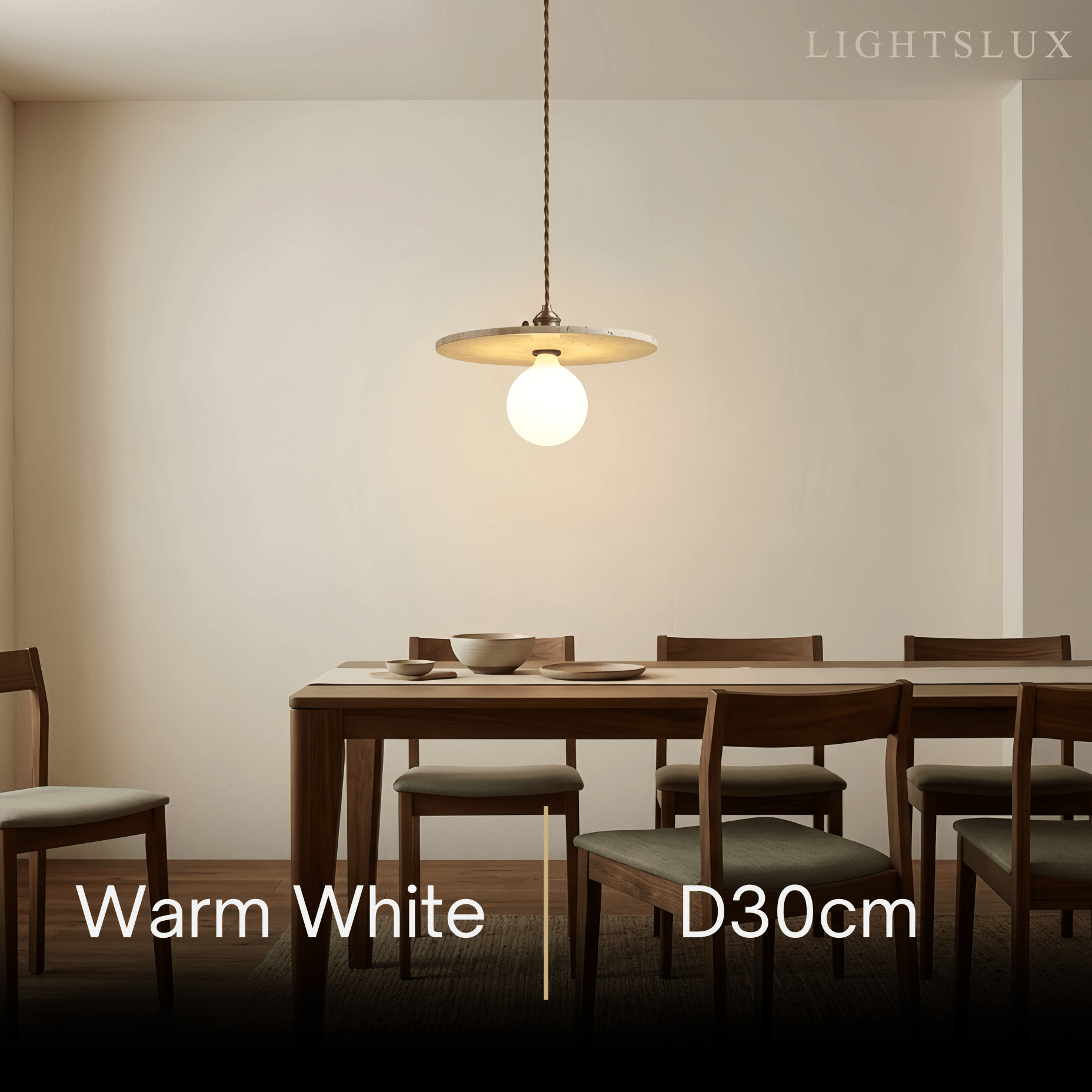 Strata Natural Travertine Pendant Light
