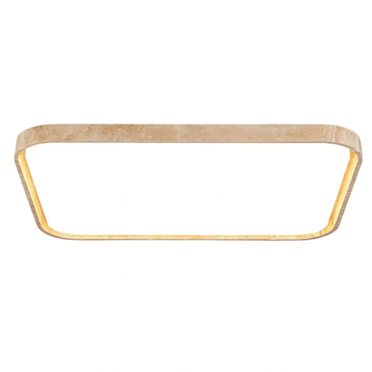 Strata Modern Travertine Ceiling Light