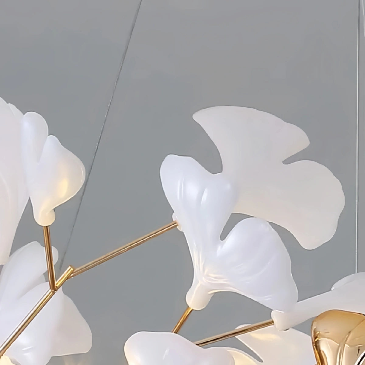 Velora Minimalist Ginkgo Leaf Chandelier