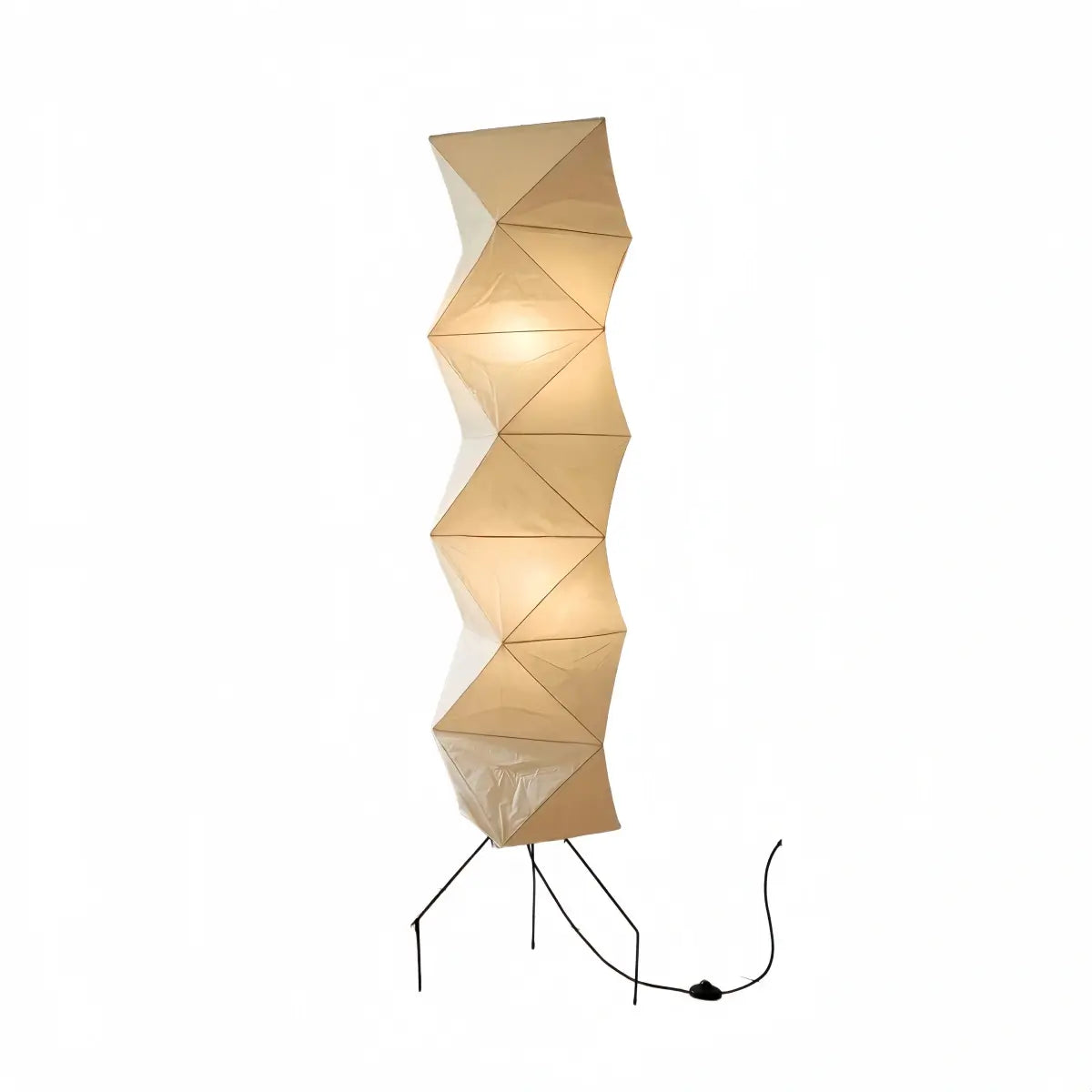 Zenno Wabi-Sabi Minimalist Origami Floor Lamp