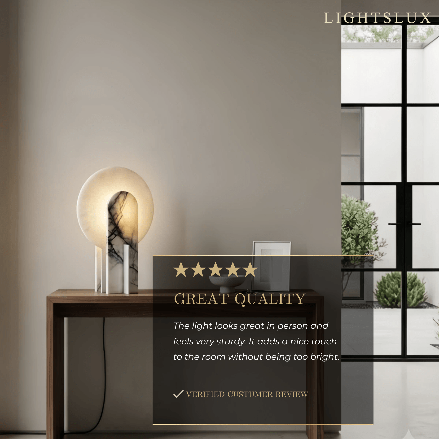 Industrial Table Lamp -- Aluminum or Marble for Bedroom Living Room Great Quality