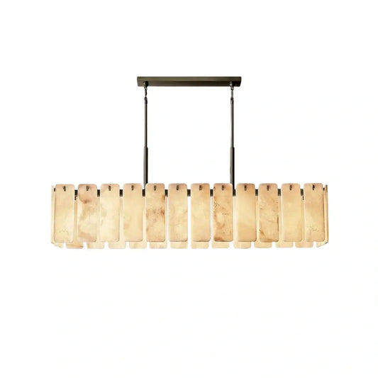 Excelis Luxury Alabaster Chandelier 72D"- For Living room/Dining room