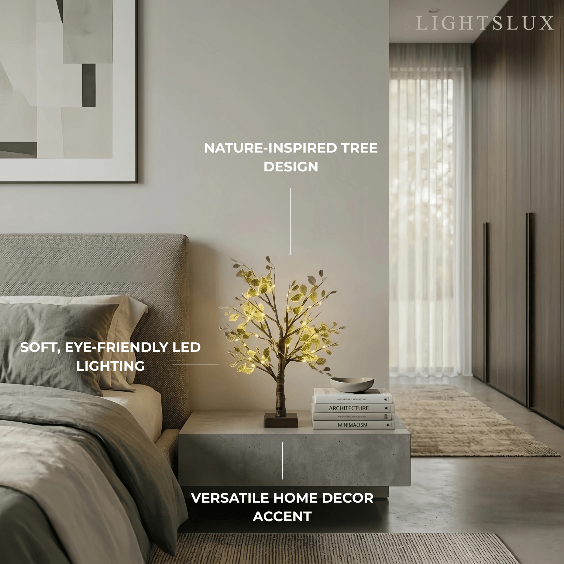 Vivara Contemporary Black Table Lamp