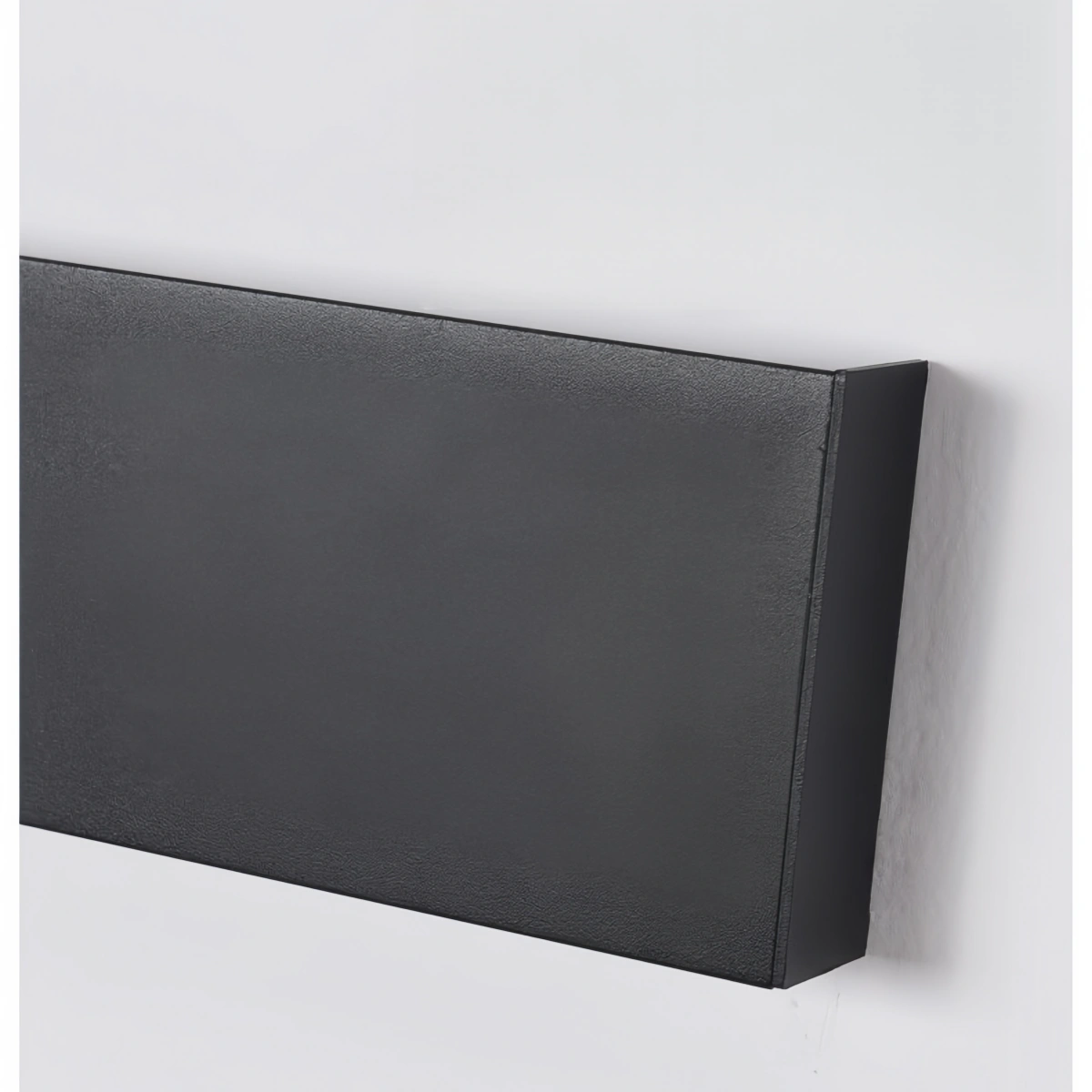 Minimalist Linear Black Outdoor Wall Lamp Sensor