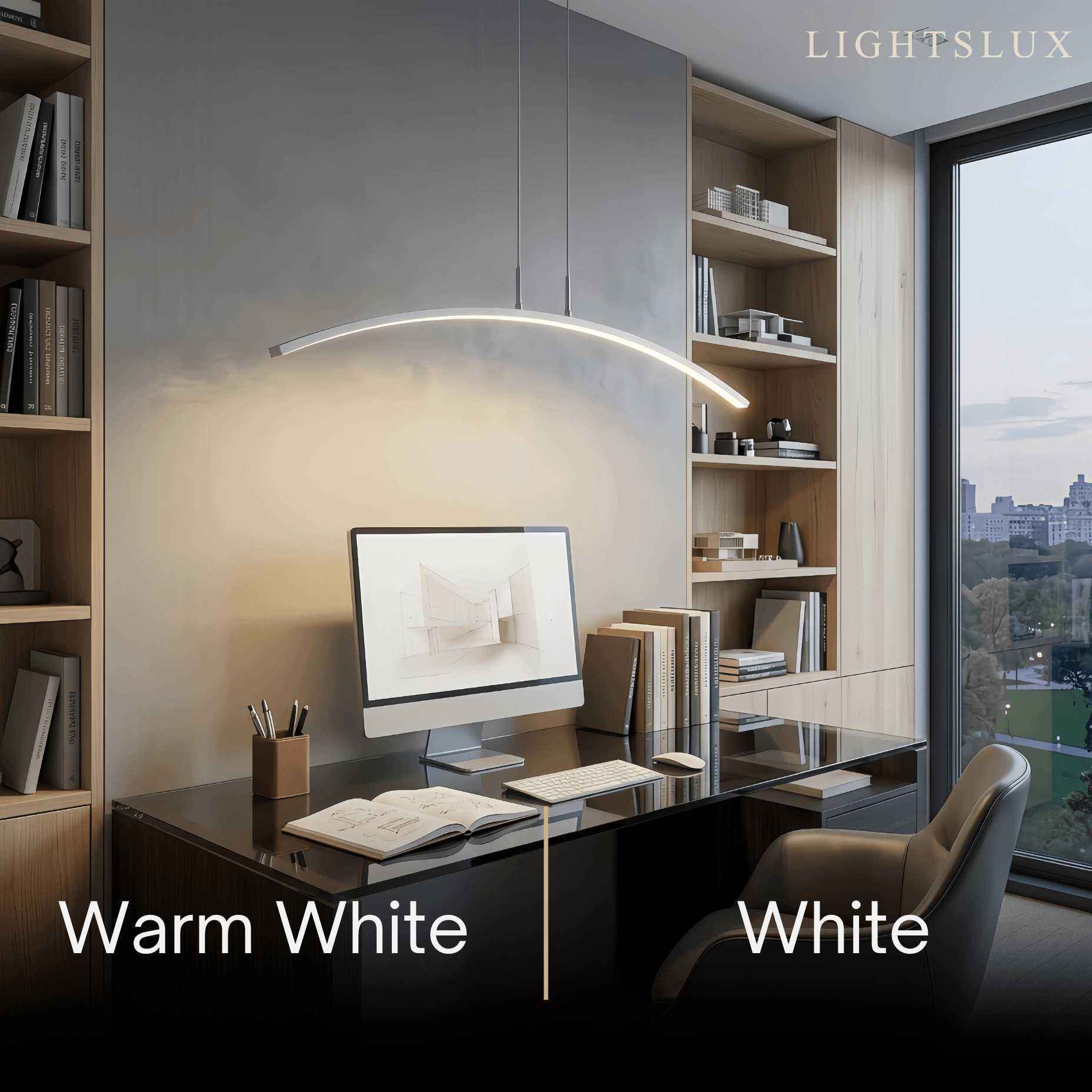 Arcato Minimalist Linear Pendant Light