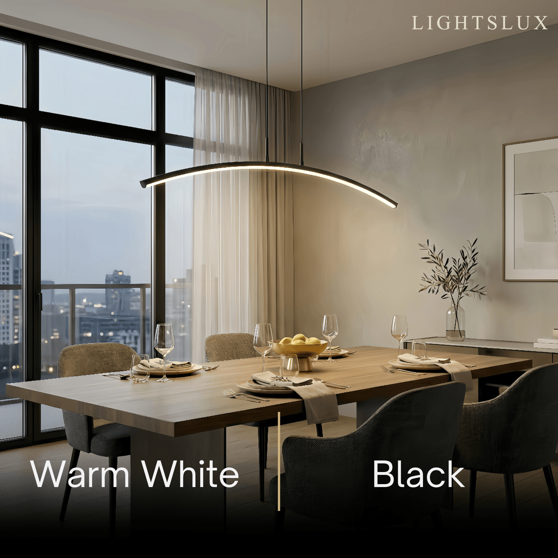 Arcato Minimalist Linear Pendant Light