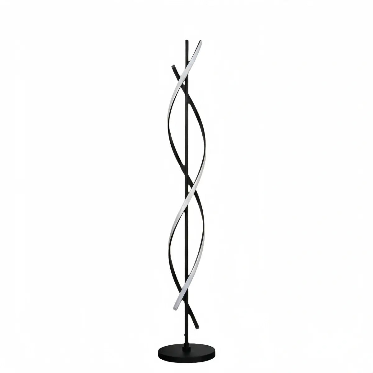 Arcato Modern Black & White Floor Lamp