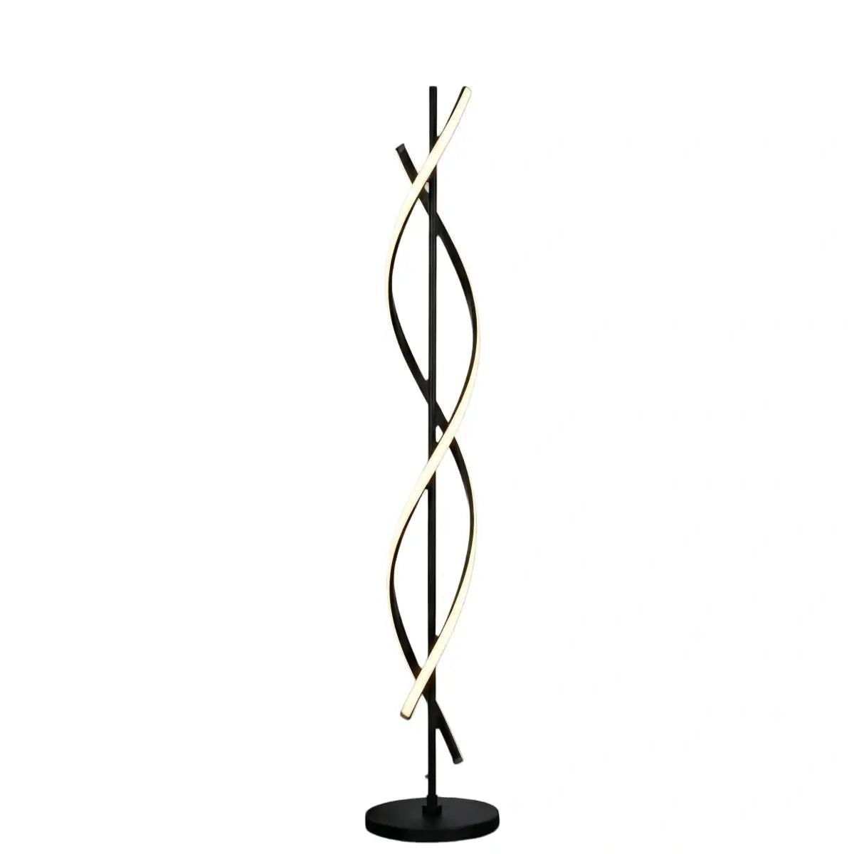 Arcato Modern Black & White Floor Lamp